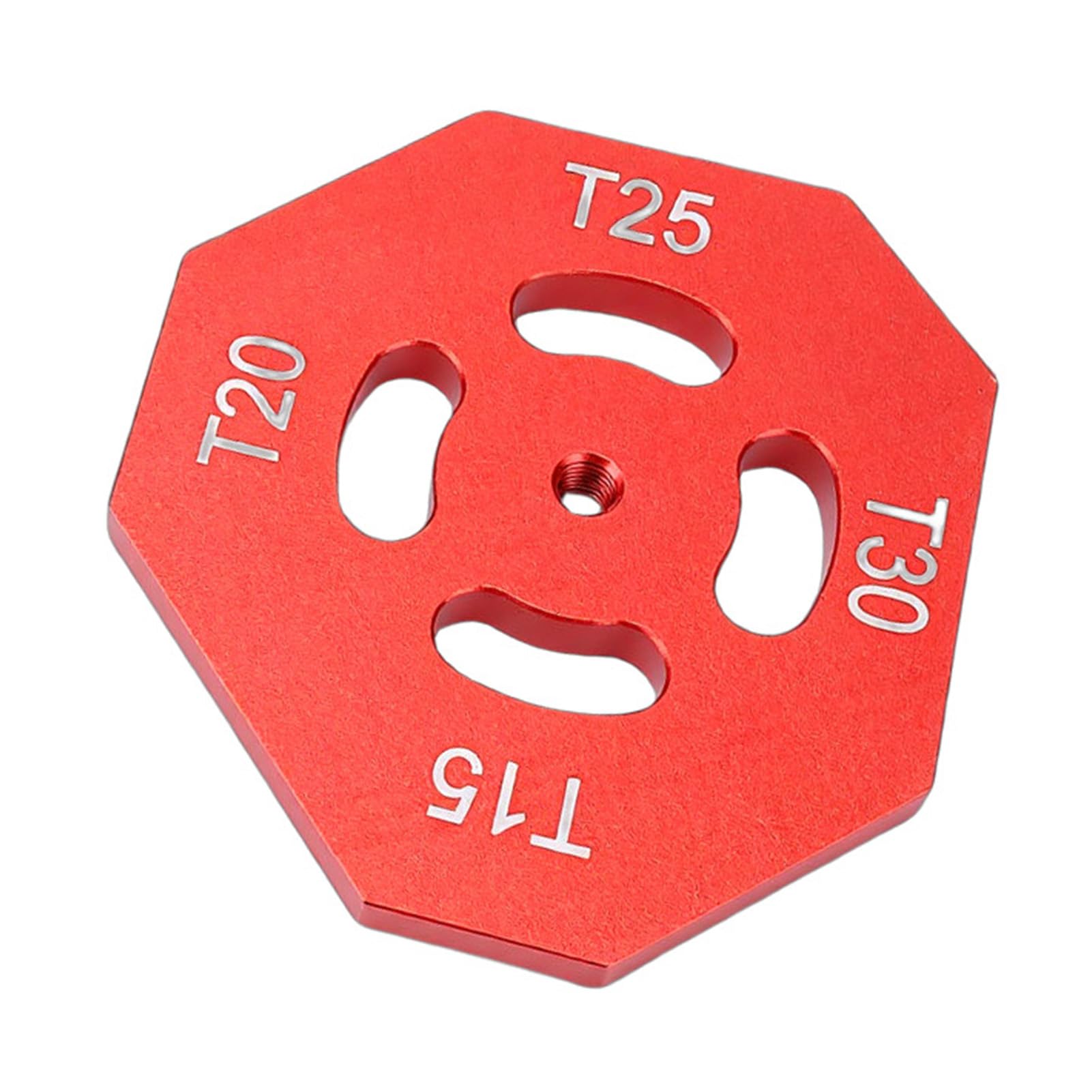 Bewinner Holzbearbeitungs-Rundeckenradius-Schablonen, Fräslehren-Set aus Aluminiumlegierung mit den Größen R15 R20 R25 R30 T15 T20 T25 T30 für Möbelkanten
