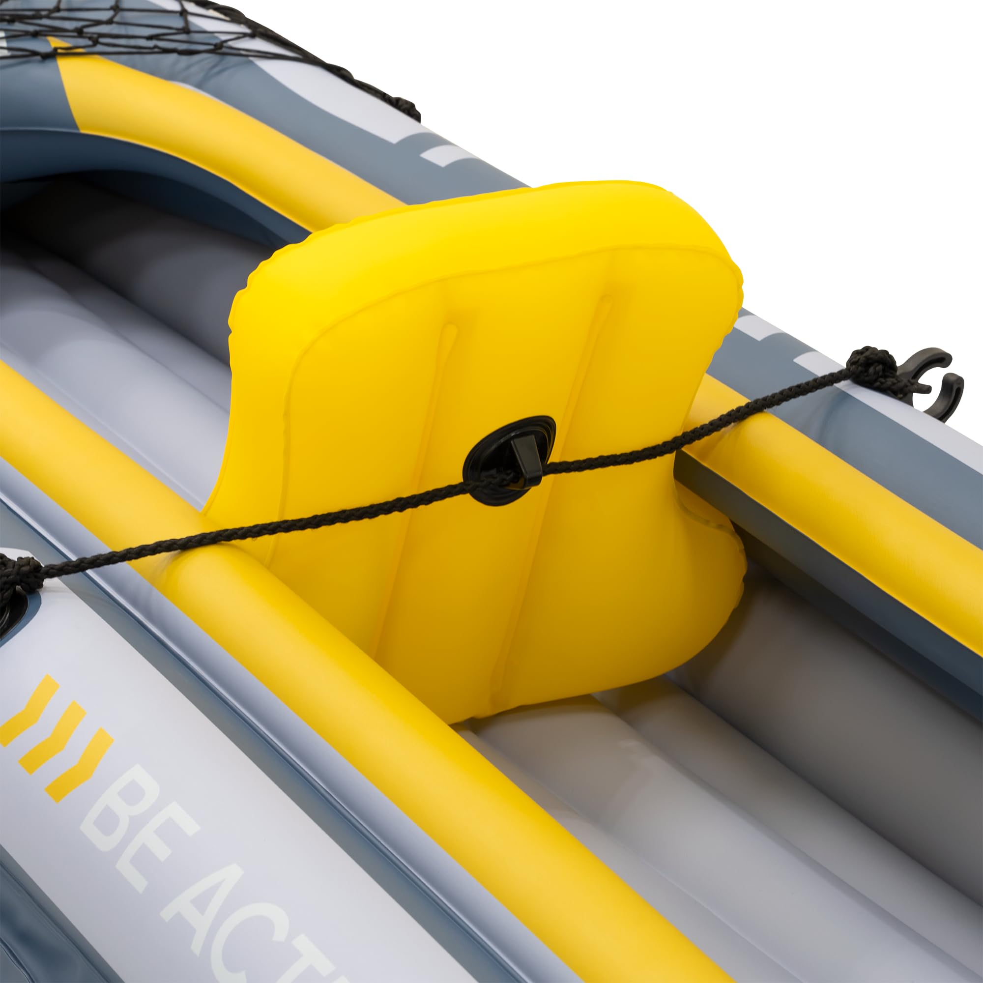 Rebel Electro Kayak Gonfiabile Doppio Gonfiabile Turistico 350 x 78 Borsa a racchetta RBA-4516