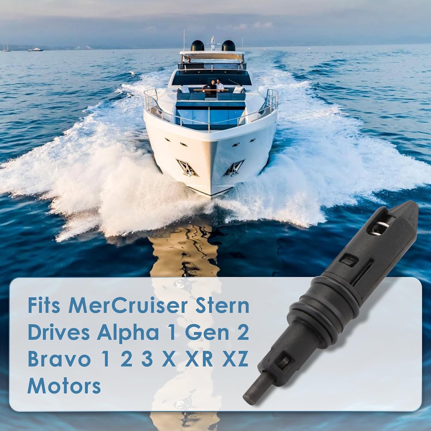 Gear Lube Oil Reservoir Valve Assembly for MerCruiser Alpha one Gen 2 Bravo Stern drives Motors 18920A1