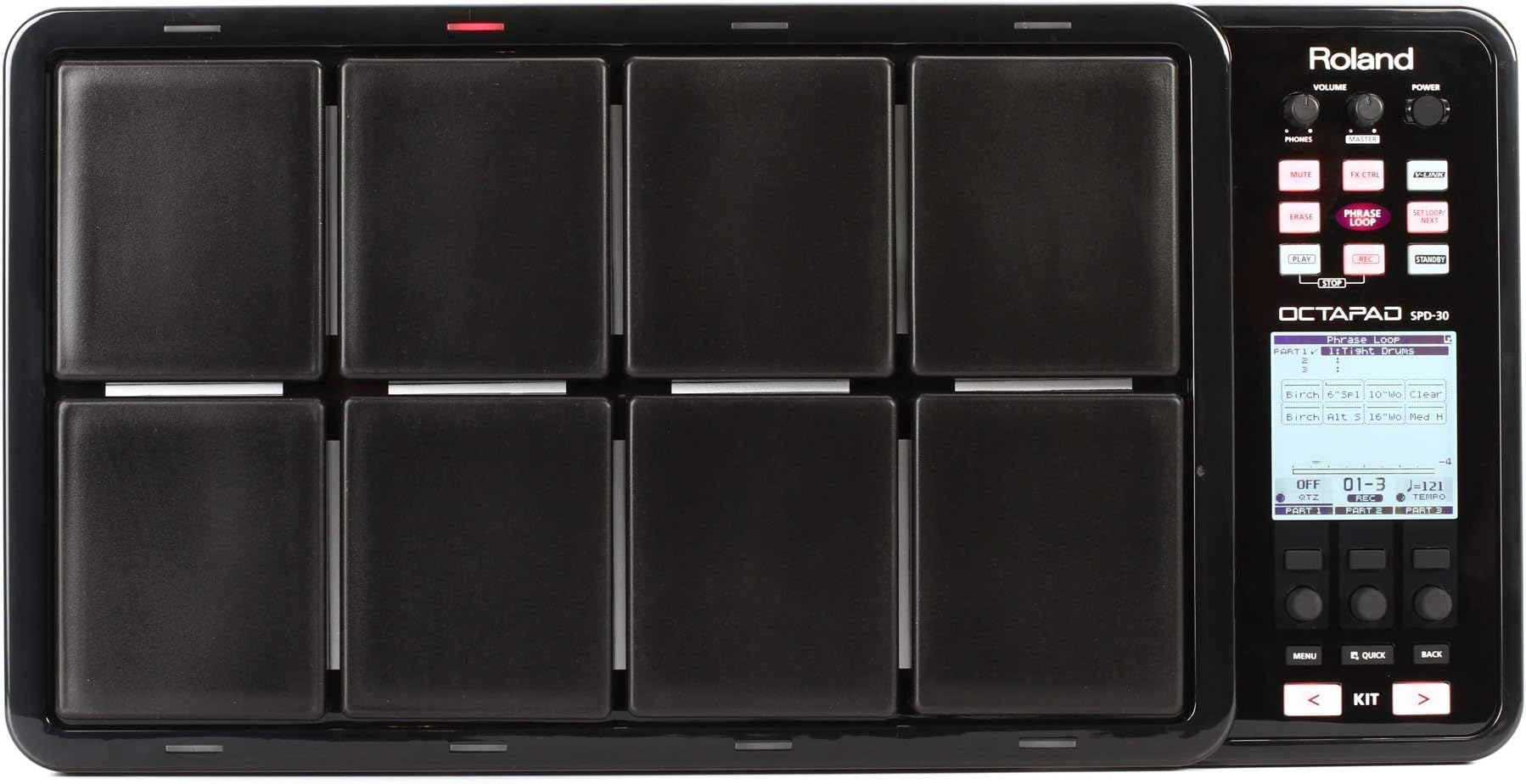 SPD-30 Octapad Digital Percussion Pad, Black