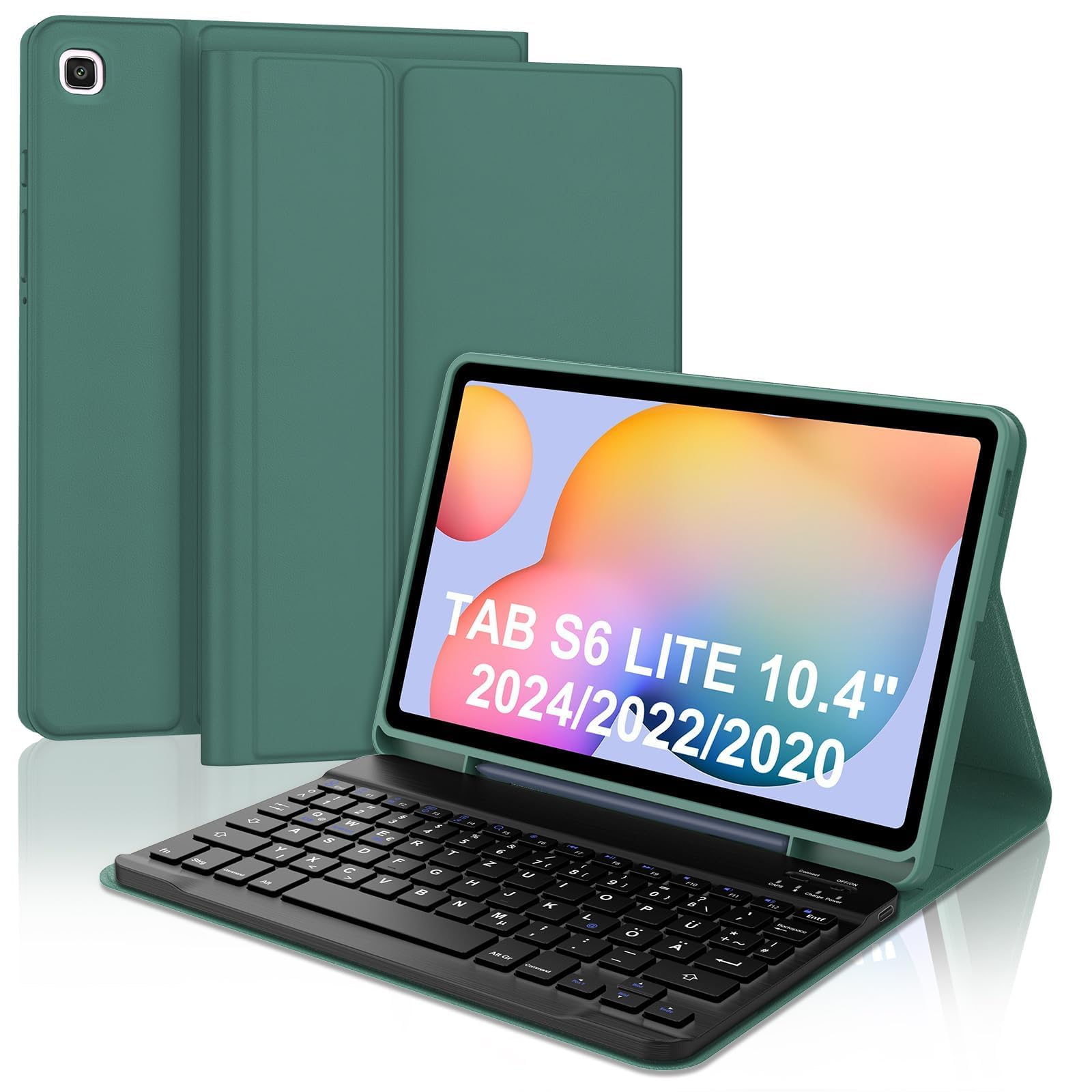WAVATA Tastatur für Samsung Galaxy Tab S10 FE+ Plus 13.1 Zol