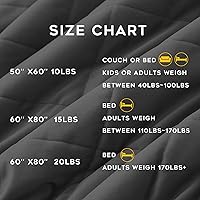 Vista 6 de YnM Sherpa & Fuzzy - Manta con peso de piel sintética