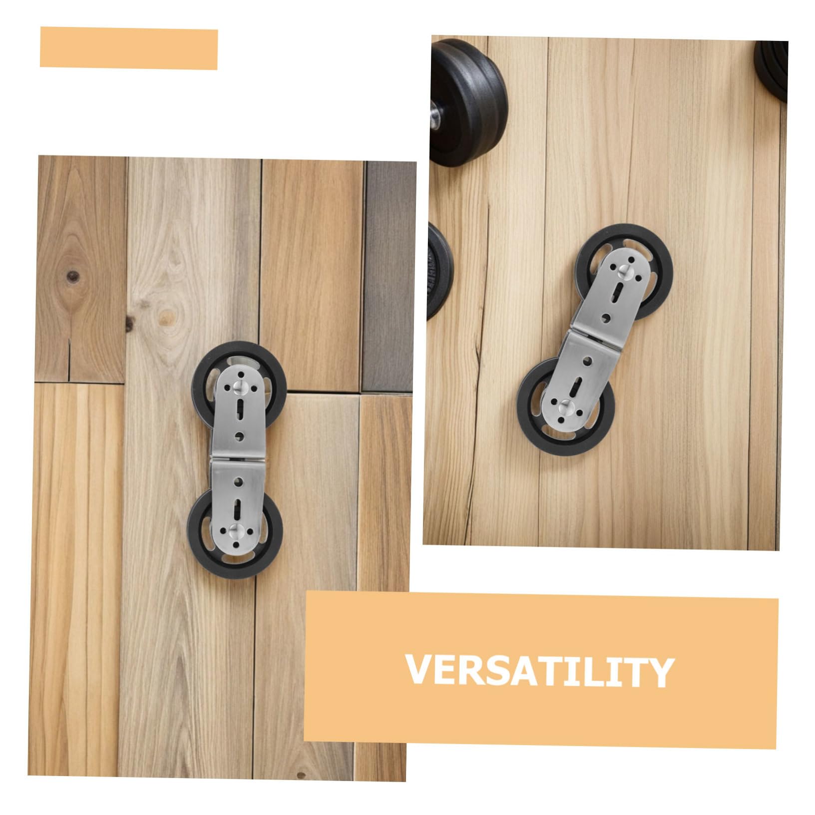 UPKOCH Doppelrollen Fitnessgeräte Umlenkrolle aus Robustem Kunststoff Geräuschlose Seilrolle für Kabelzug Heimtrainer Seilzug Zubehör für Krafttraining und Wäscheleine