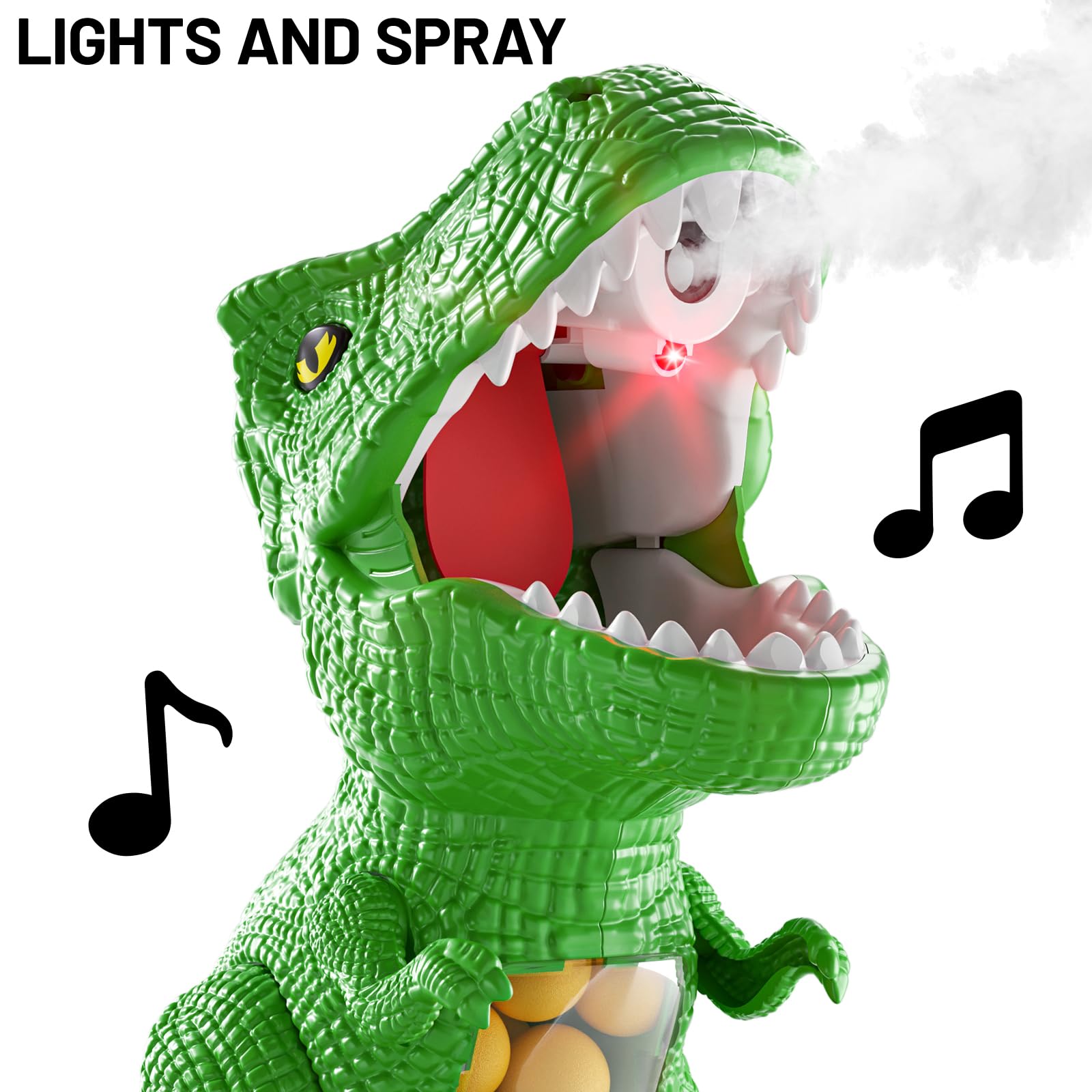 Moveable Dinosaur Shooting Toys for Kids 3-8 Years, Movable Shooting Target Toy with Air Pump Guns, Interactive Competition Game Gift for Boys and Girls Ages 3 4 5 6 7 8 Years Old