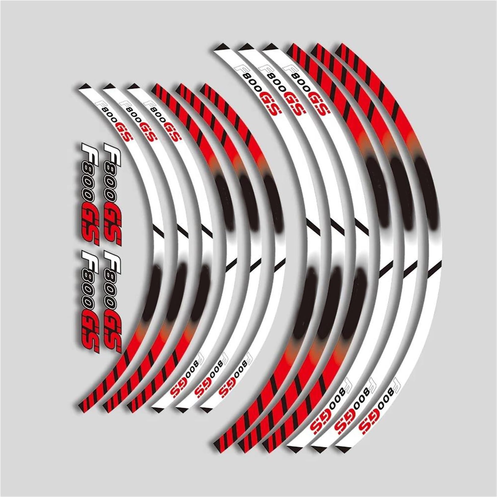 Sticker Part for BMW F800GS F 800GS 800 GS Wheel Hub Decal 21''17''Motorcycle Accessories Sticker Reflective Rim