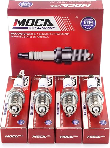MOCA 5464 Bujías para Toyota TacomaYaris, 94-12 para Hyundai AccentElantra, 90-04 para Nissan SentraFrontier, 92-07, 11-18 para Mitsubishi Lancer,