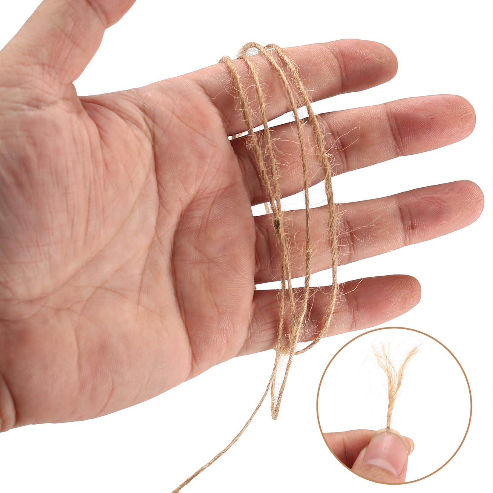 Spago Di Juta Naturale - 200m X 3mm | Per Decorazioni, Giardinaggio E Fai-Da-Te | Corda Resistente - Foto 10