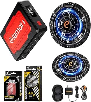 2025新登場！業界最強34Vファン バッテリー セット　757 Amazon.co.jp: 2025 Newモデル ファンバッテリーセット【36V業界