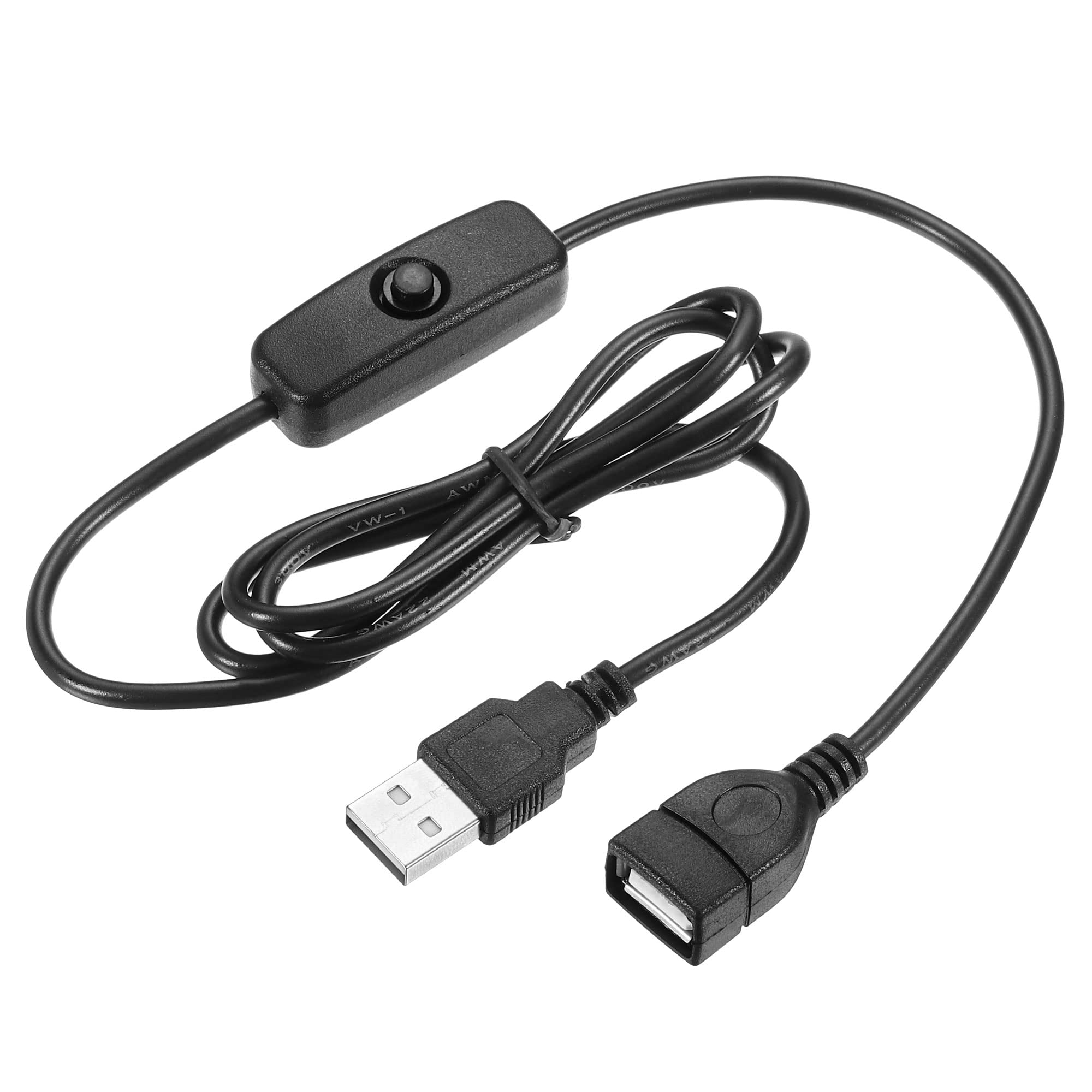 Amazon.com: MECCANIXITY USB Cable with 501 ON/Off Switch, USB Male to ...