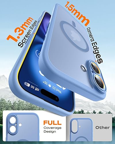 Miniatura 412 de TOCOL Funda magnética para iPhone 15 Pro Max, protección completa mejorada de la cámara, compatible con Magsafe, protección contra caídas, funda