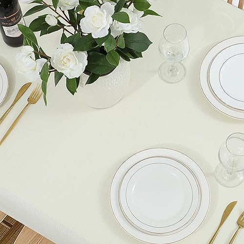 Miniatura 170 de JUCFHY - Mantel rectangular marroquí de tela jacquard a prueba de derrames y resistente al agua y al aceite, mantel decorativo para uso exterior e