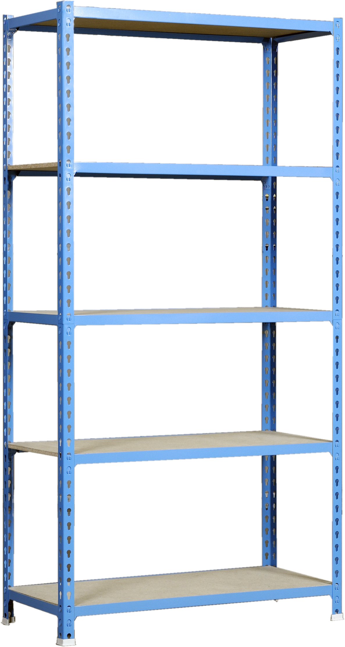 SIMONRACK Estantería Metálica Sin Tornillos Maderclick Azul/Madera