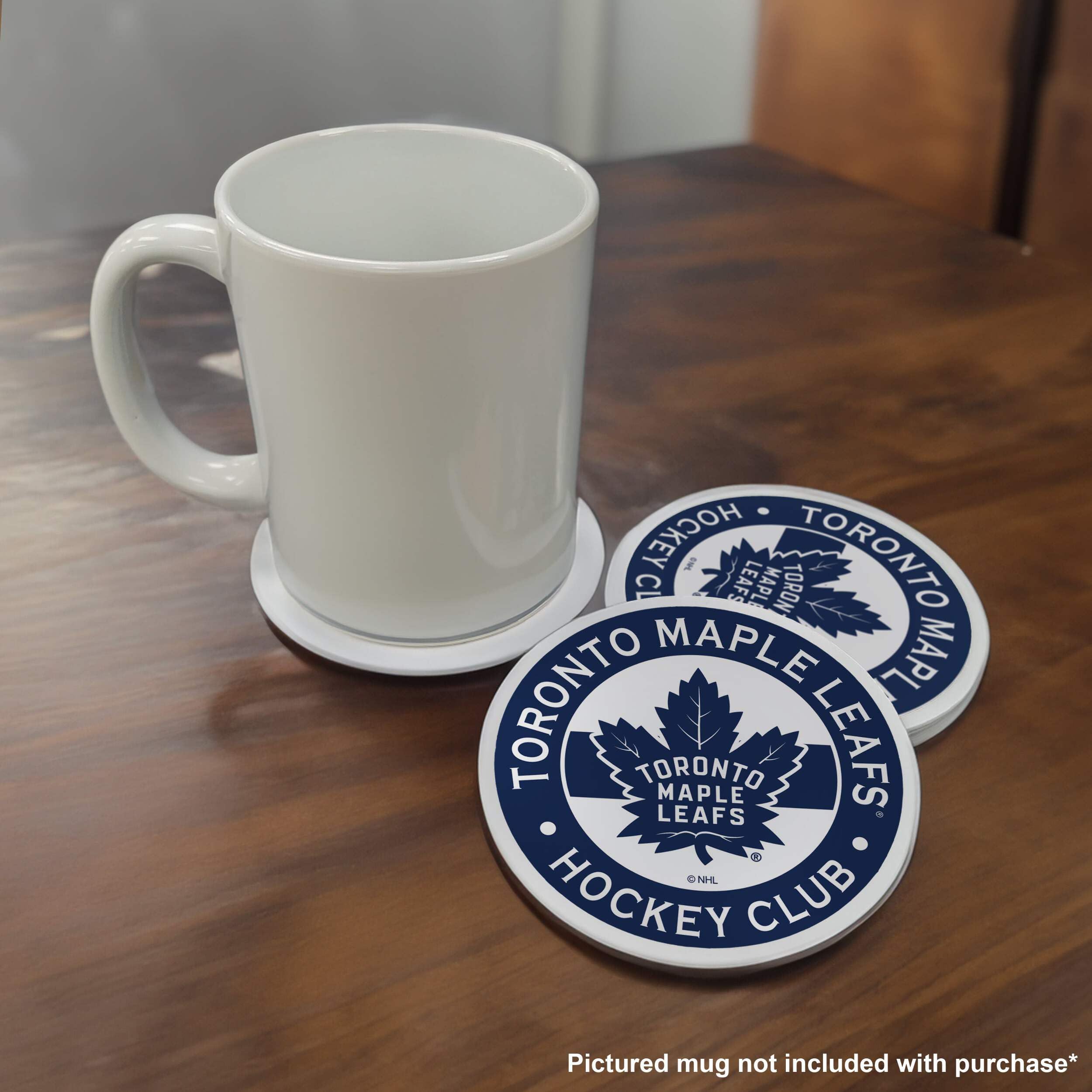 Toronto Maple Leafs Eight Coaster Stripe Design Set
