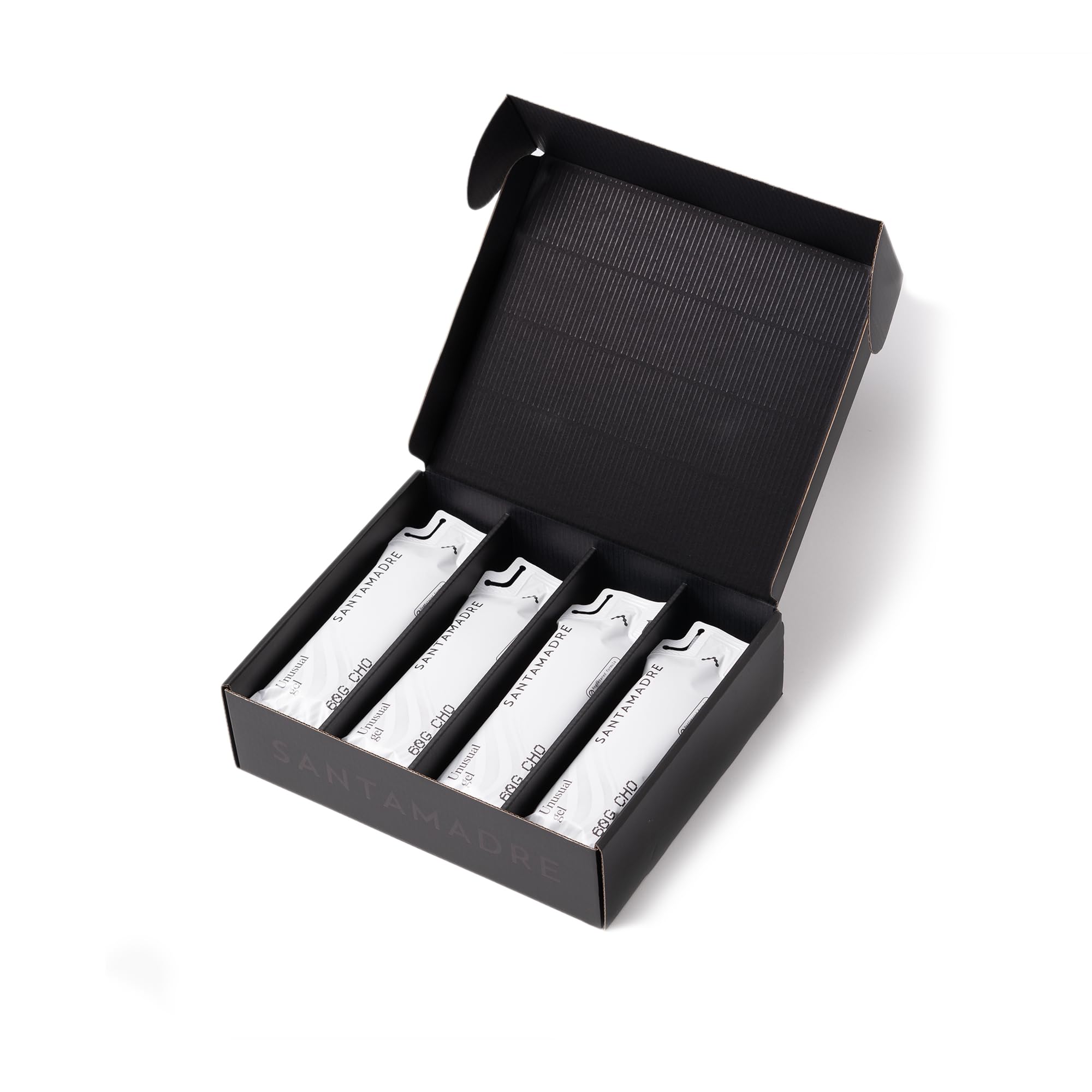 SANTA MADRE UNUSUAL GEL 60CHO OFF CAF | Pack 12 unidades | Sabor Neutral-Lemon | Gel energético | Tamaño 12x100g | Ratio 1-0,8