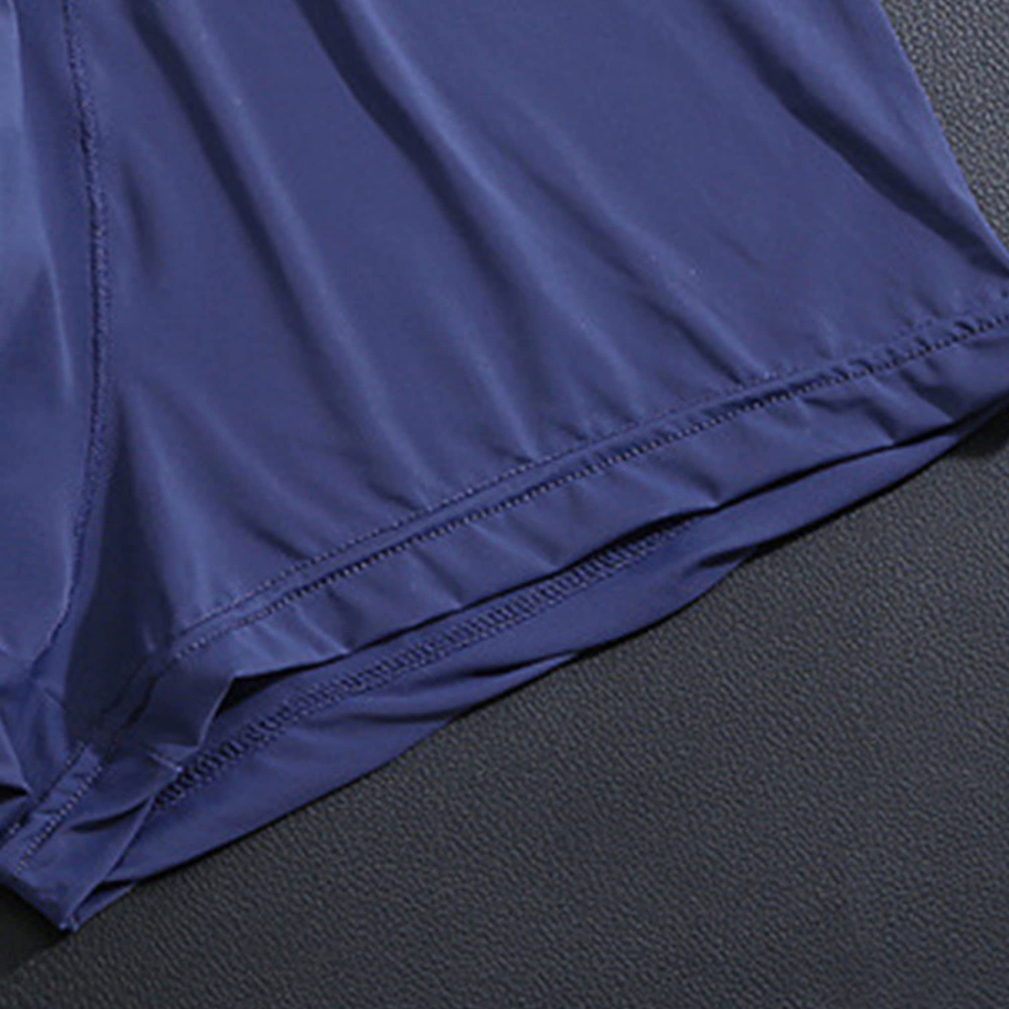 JEShifangjiusu Calzoncillos tipo bóxer de seda de hielo para hombre, transpirables, sin costuras, sexy, transparentes, transparentes