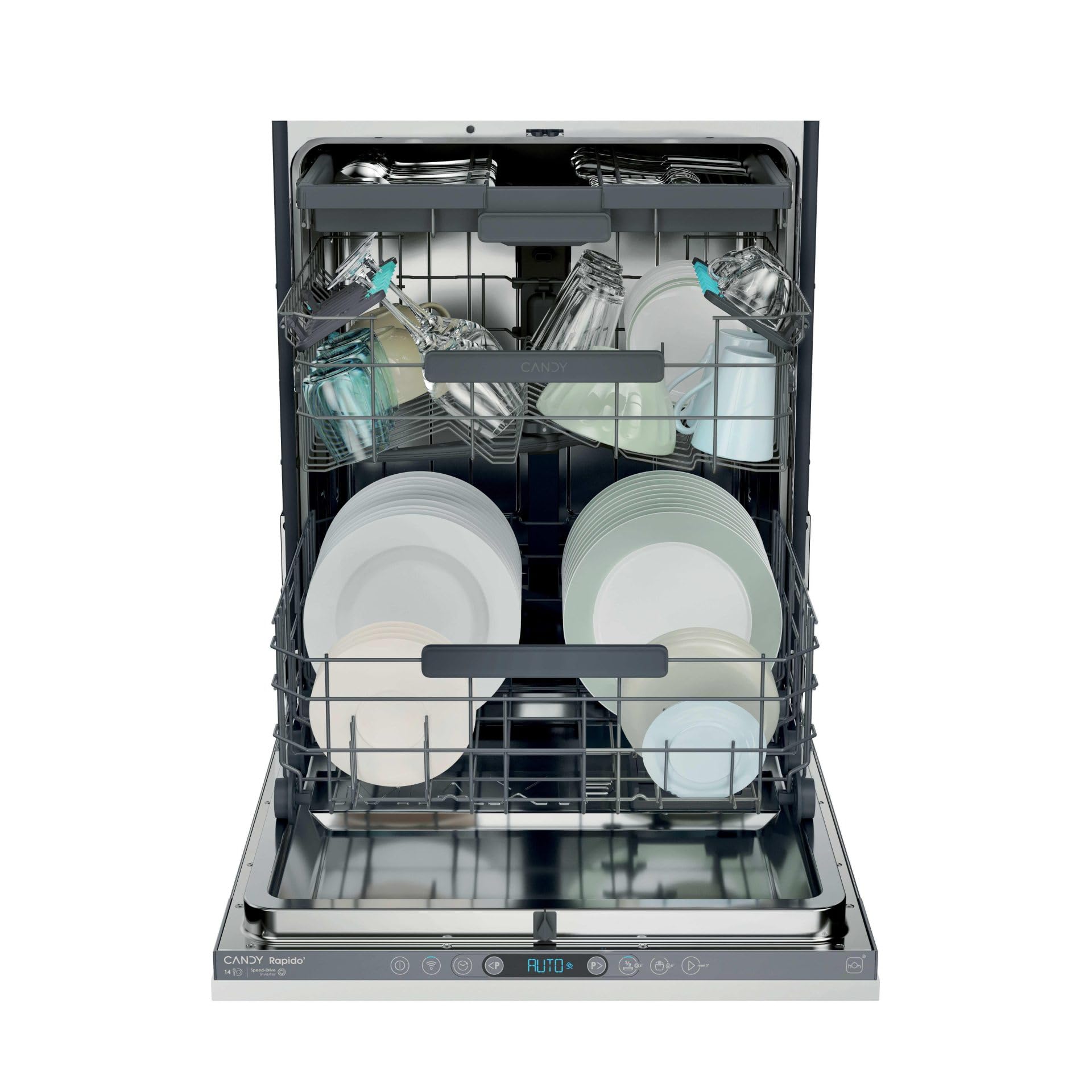 CI4B4F1A - Lavastoviglie da Incasso 14 coperti, a Scomparsa Totale, WiFi, Classe energetica B