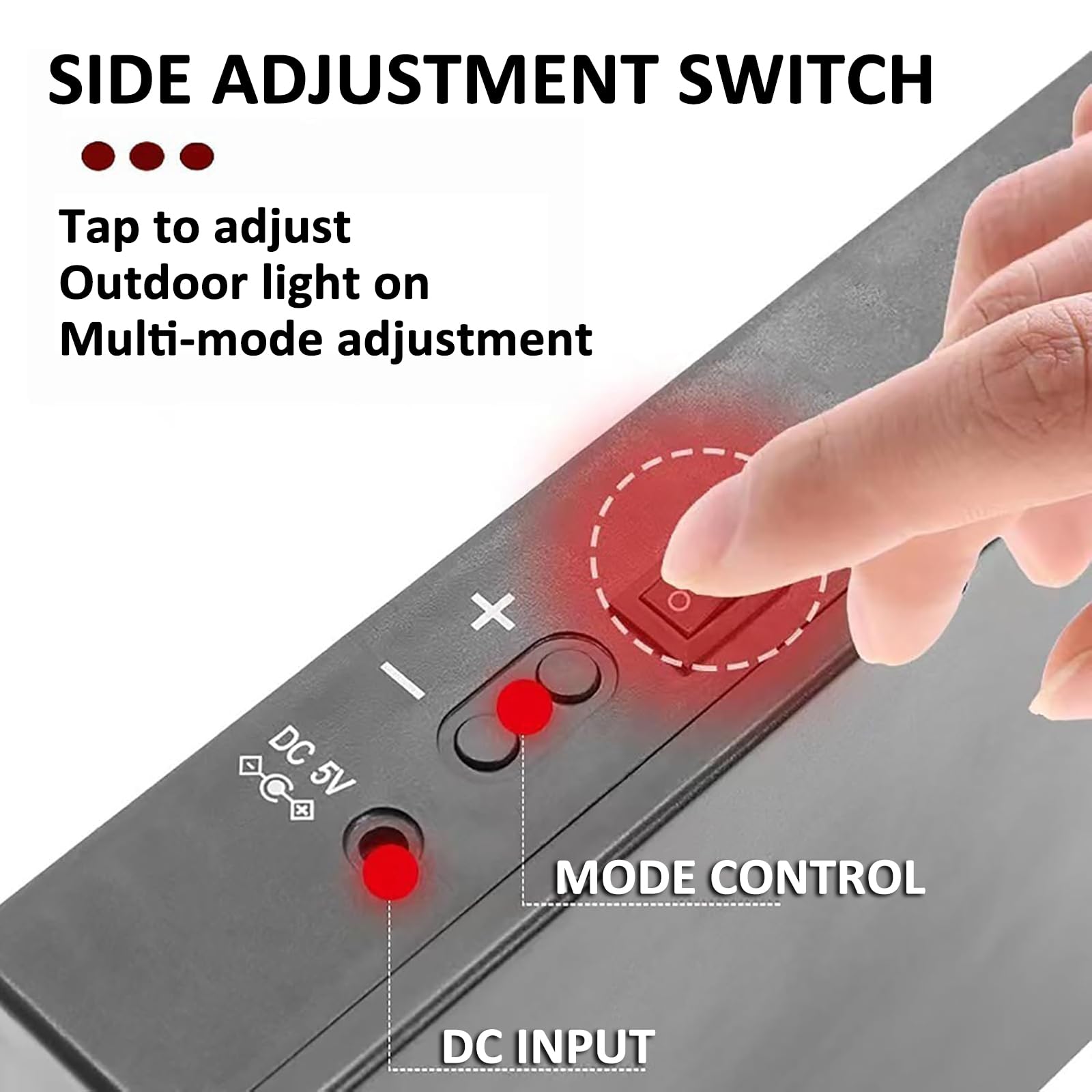 LED Éclairage Électronique Horloge De Mot, 7,75 "Accent Électronique Mur Et Horloge De Bureau, Câble d'alimentation USB, Décor Contemporain De La Maison Et du Bureau, Installation Facile