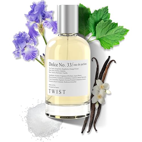 Twist Dolce No. 33 - Eau De Parfum Inspired by La Vie Est Belle, Long-Lasting Perfume For Women, Paraben Free, Vegan, Clean Ingredients, Fragrance - Spray 100 ml | 3.4 fl. oz.
