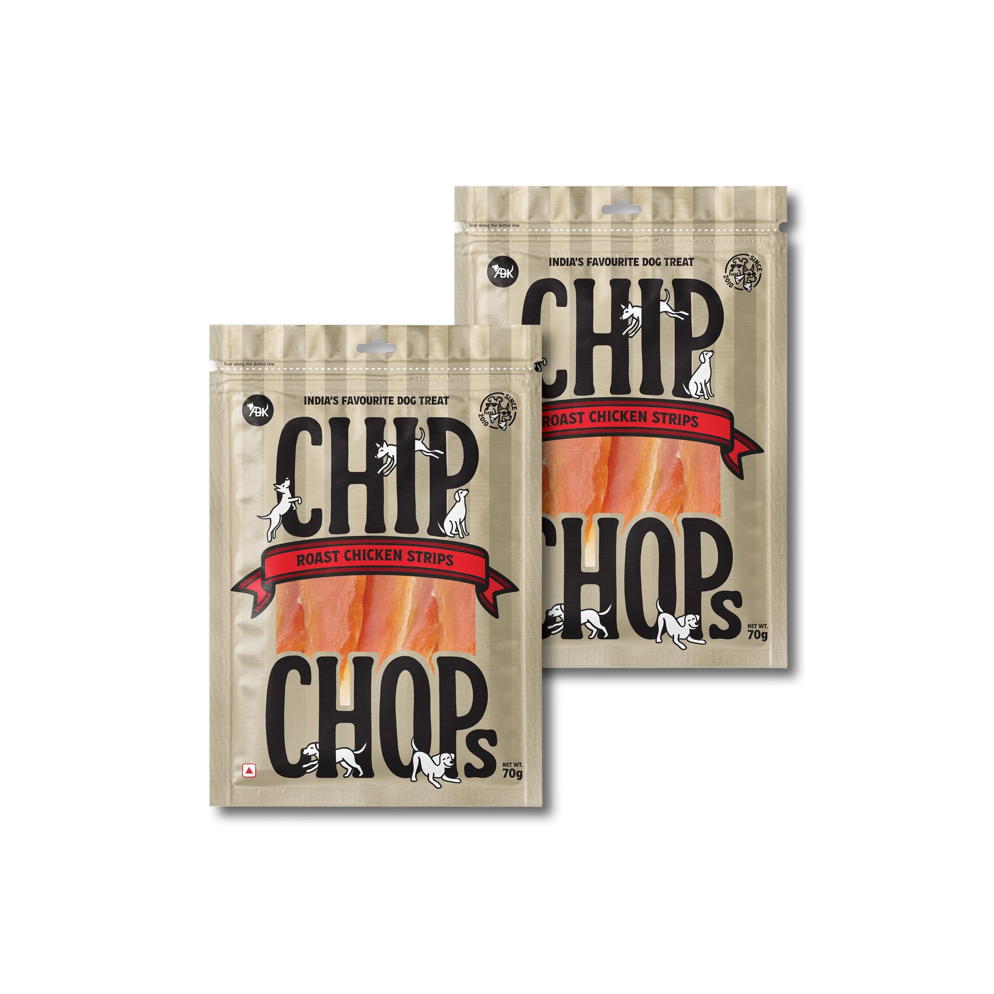 Roast Chicken Strips Dog Treat, Multi-Pack (Pack of 2) - 140G, All Life Stages