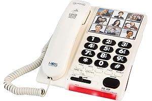 Amplified Big Button Landline Phone for Seniors with Dementia
