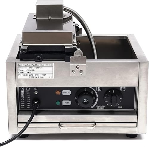 Miniatura 6 de Taiyaki Maker - Máquina de gofres antiadherente con forma de pescado, para gofres, pan, waffles