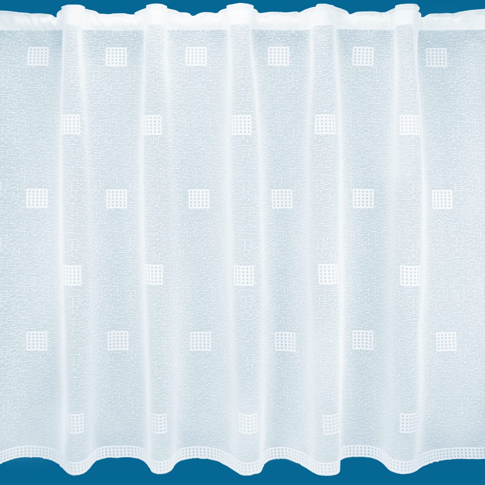 Netcurtainsuk White Cuba Great Value Semi Plain Net Curtain Sold By The Metre (Drop: 137Cm (54'')) (Cubanet01)