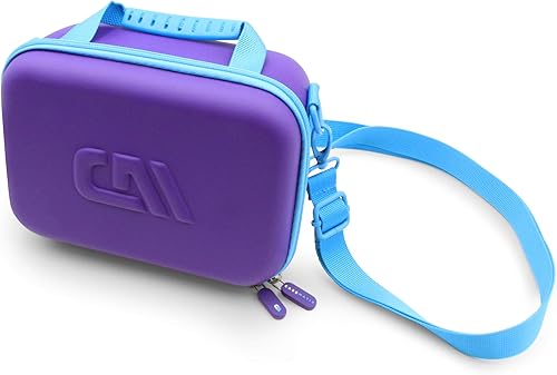 Miniatura 2 de CASEMATIX Funda de viaje para cámara de juguete compatible con KidiZoom PrintCam, recambios de papel y cargador con correa de hombro ajustable,