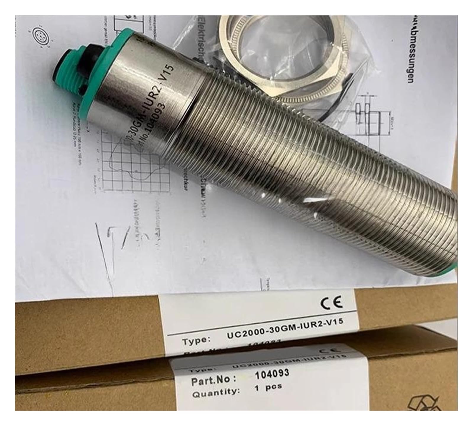 NACODLUL 1pcs UC2000-30GM-IUR2-V15 Sensor