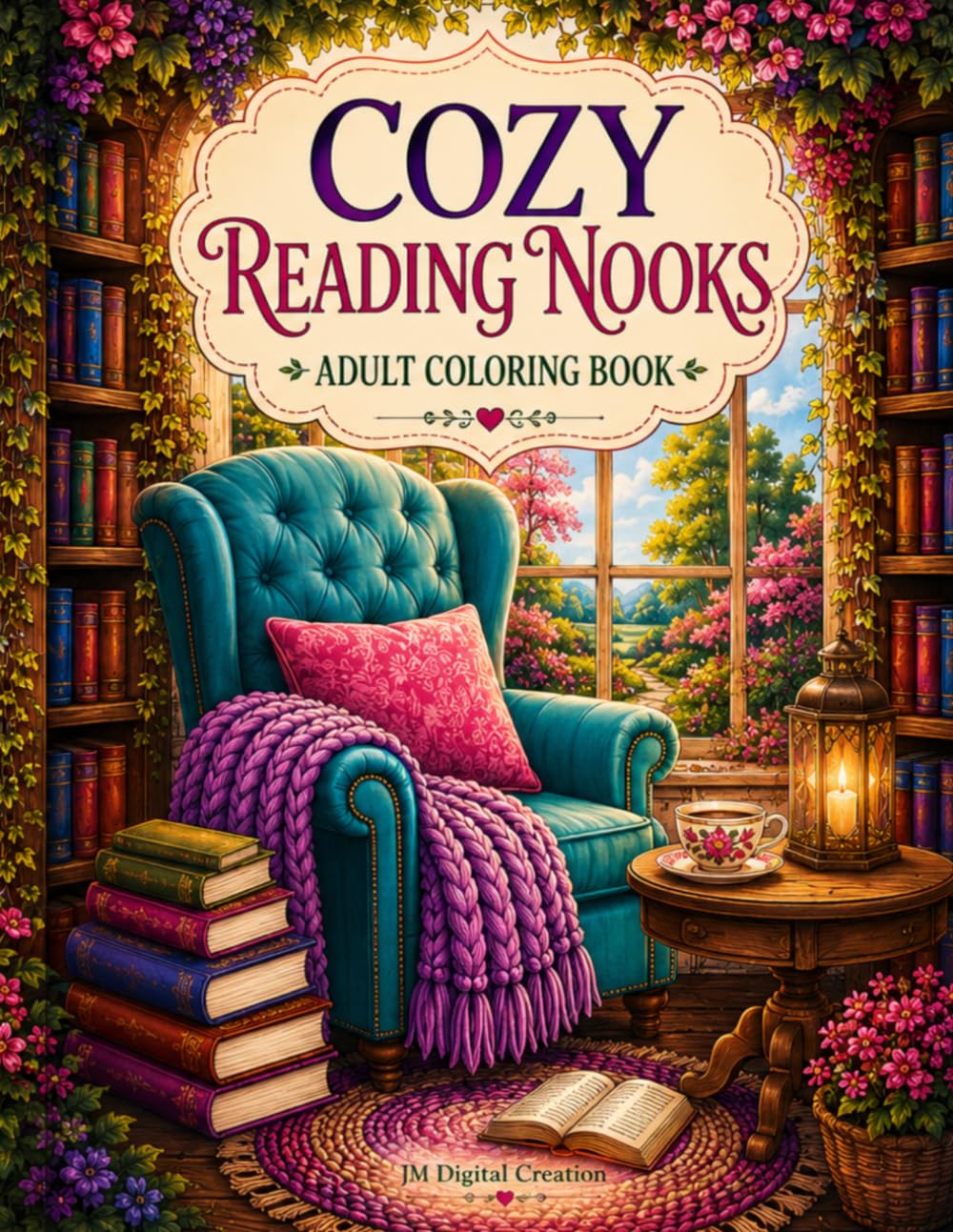 Cozy Reading Nooks: 50 Relaxing Retreats for Book Lovers and Cozy Dreamers