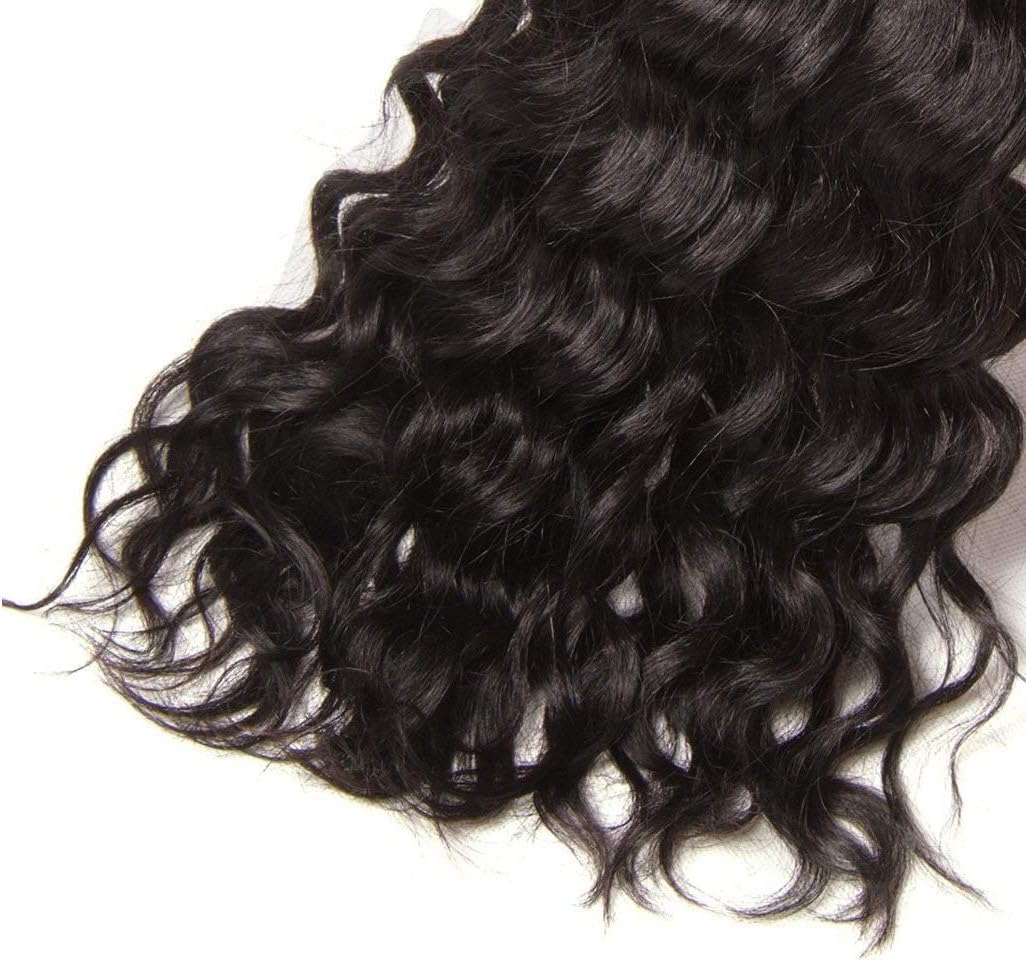 Klaiyi Hair Brazilian Natural Wave Hair One Bundle Deal Unprocessed 100% Human Hair Weave Extensions Natural Color (10inch, Bundle)