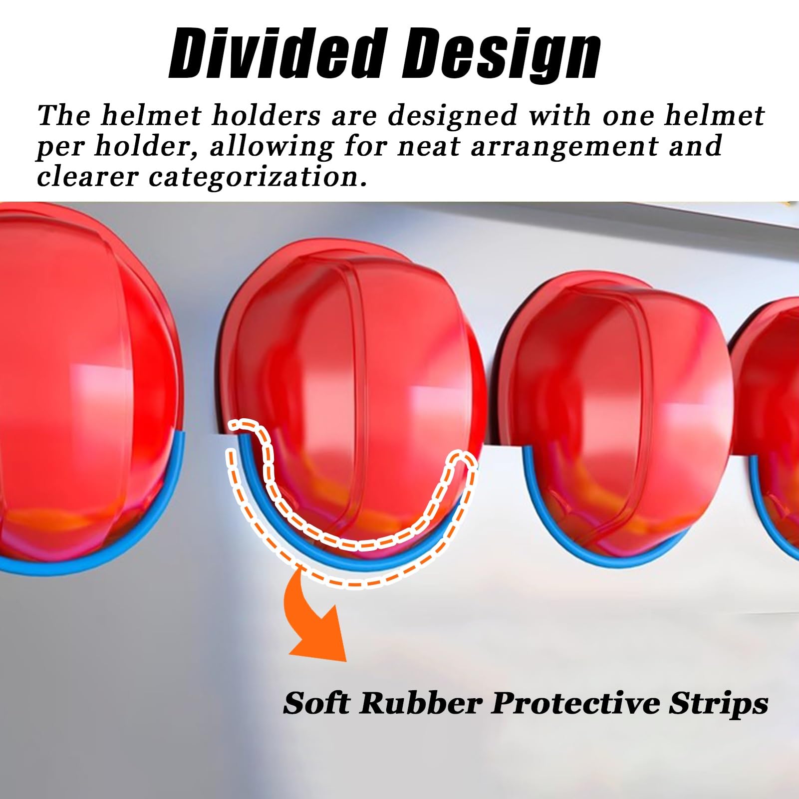 Estante de almacenamiento para casco de pared, acero inoxidable 304, organizador que ahorra espacio para fábricas y tiendas minoristas