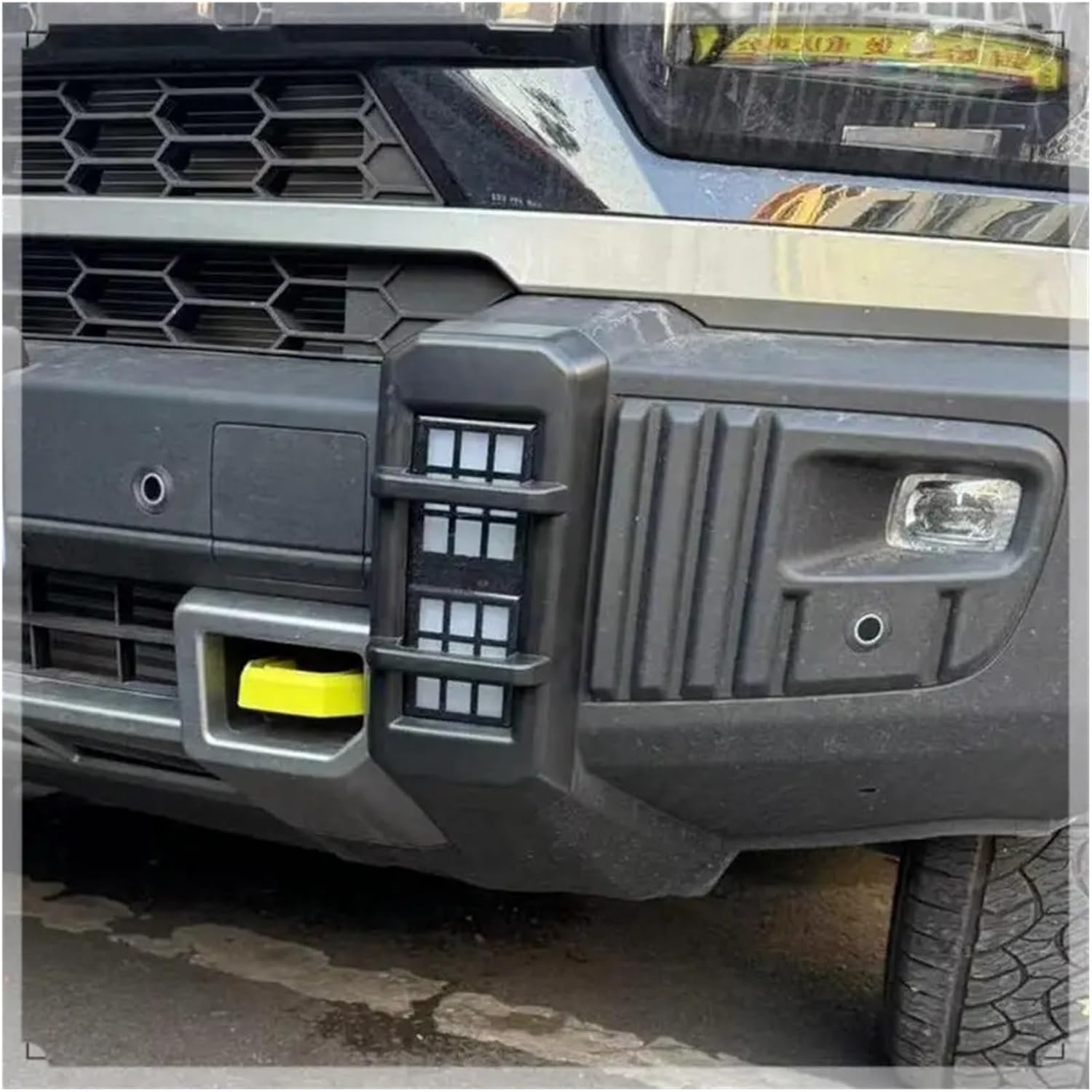 Front Fog Lamp Light Cover Protective Frame Compatible For Chery Jetour Traveller 2023 2024 Parts Accessories Matte Black