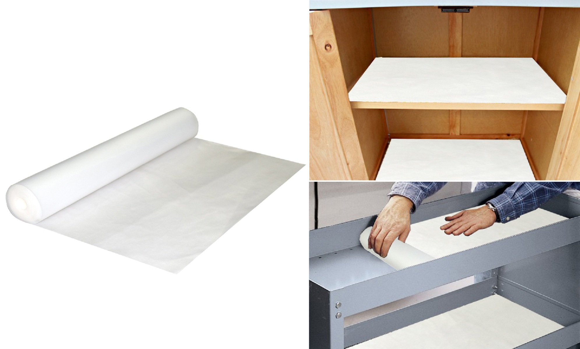 Kuber Industries PVC Shelf Mat - Multicolour,Standard,SHELLINER5MTR03