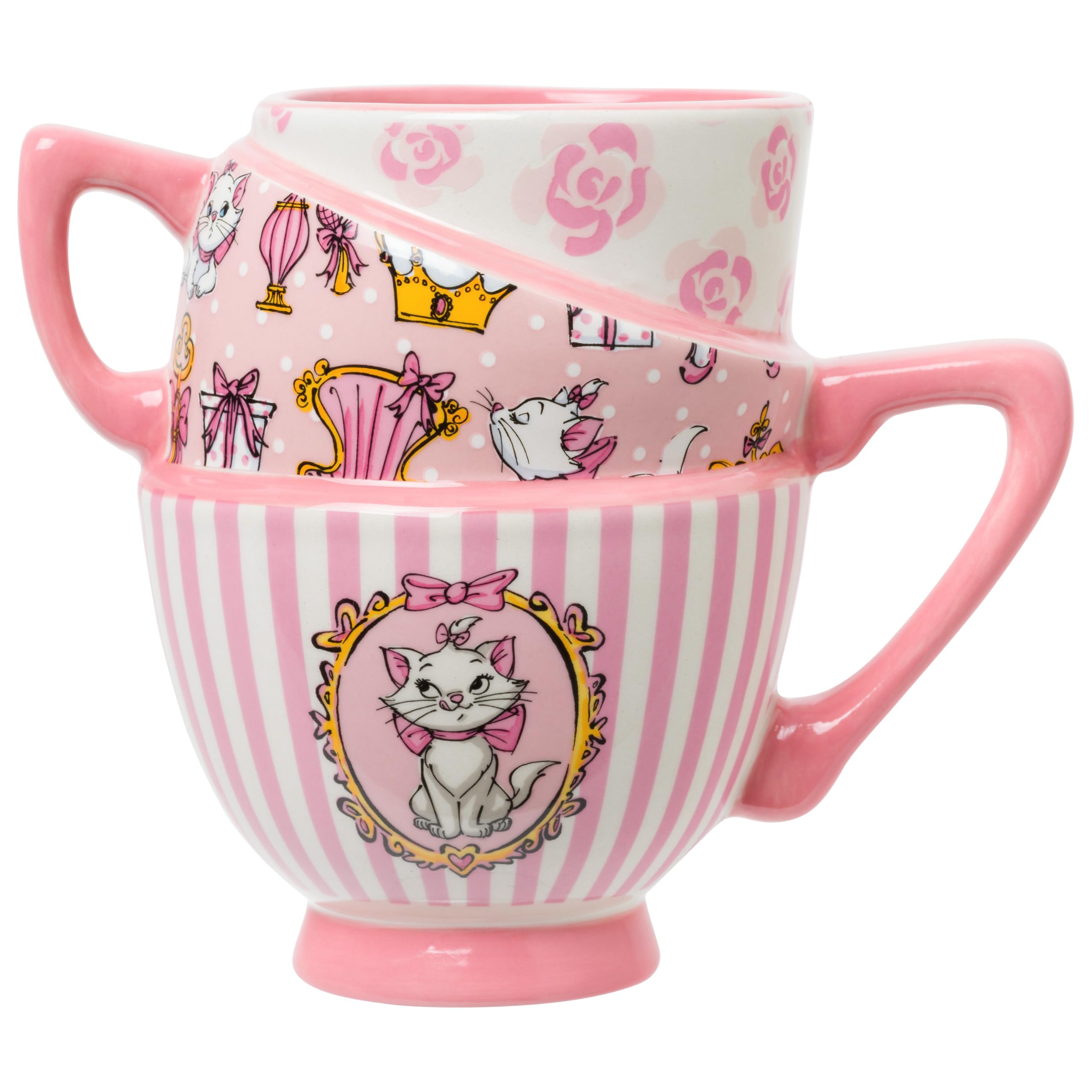 Silver Buffalo Disney Aristocats Marie Teacup, 3D Sculpted Mug, 20oz