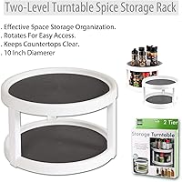 Vista 4 de Estante de almacenamiento de especias para tocadiscos de dos niveles