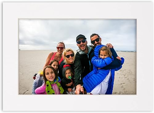 Miniatura 7 de Tapete de 8.5 x 11 pulgadas, para marco de 11 x 14 pulgadas, tablero precortado blanco sin ácidos, mate de 8.5 x 11 pulgadas, hecho para adaptarse a