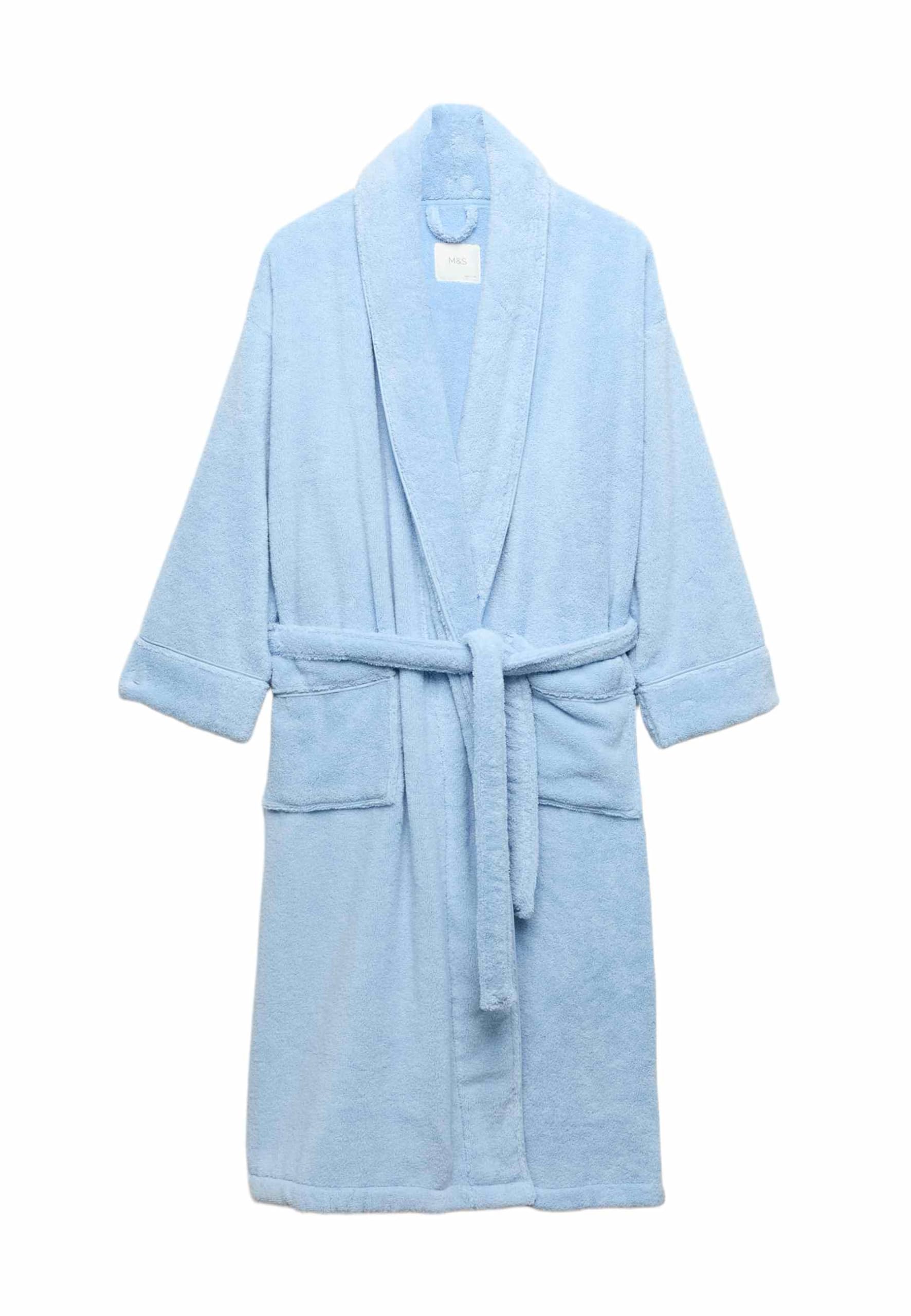 Marks & Spencer Damen Baumwolle Kleid Regular | Ärmellänge: Cap-Ärmel, Rundhalsausschnitt, Ohne Kragen, Zum Binden, Leicht, Ideal Für Jubiläen