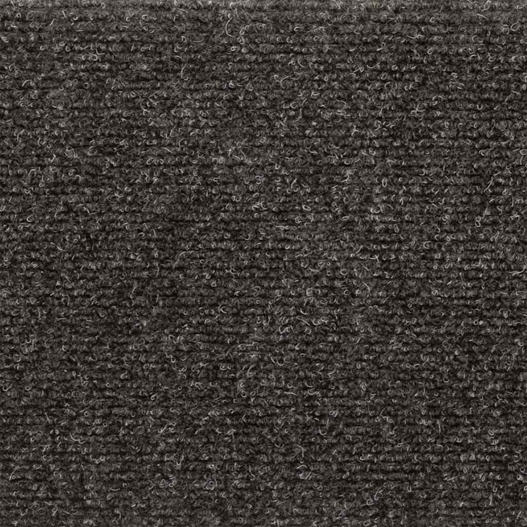vidaXL Maty na schody samoprzylepne 30 szt. 76x20 cm Antracytowe