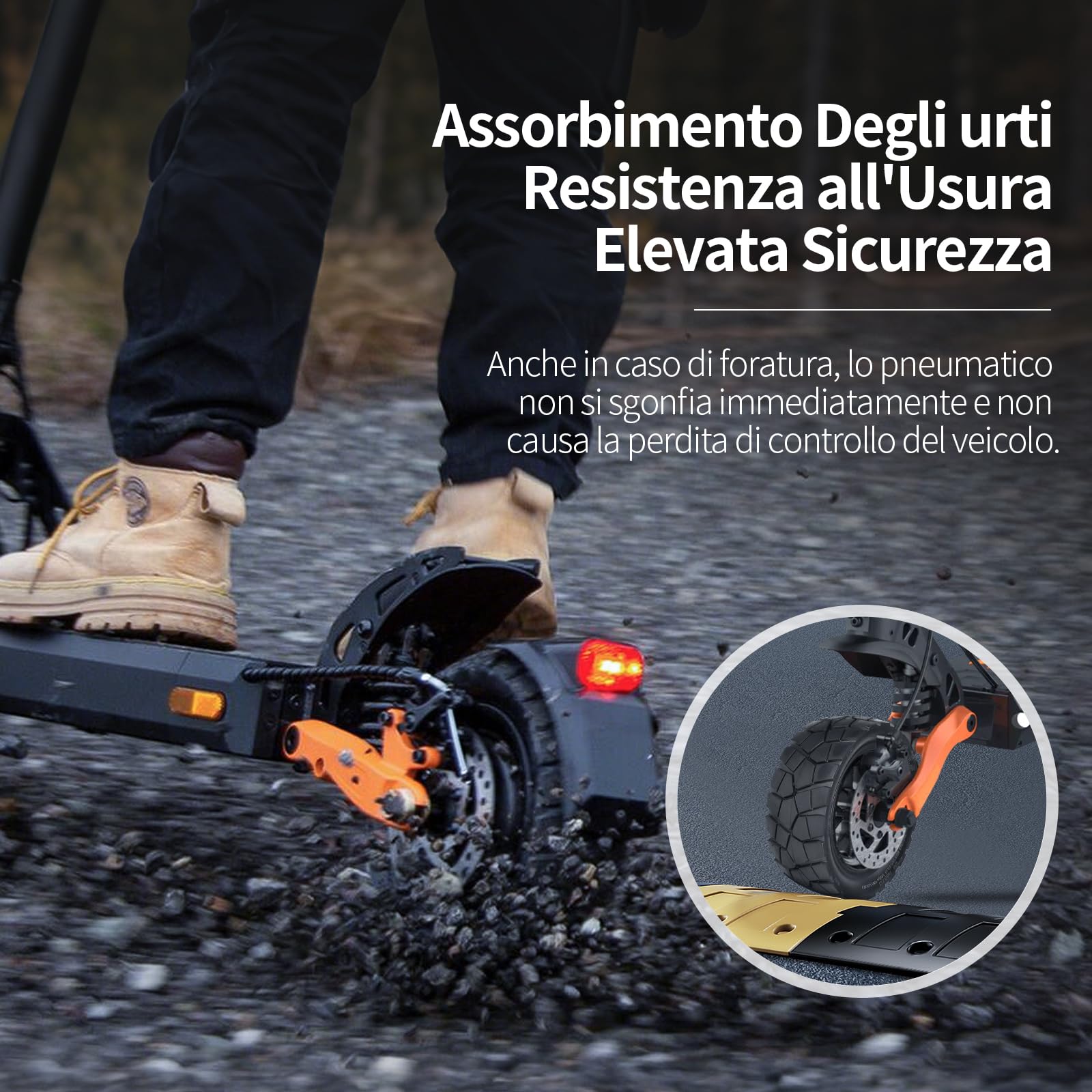 9x3.0-5.5 Pneumatici Senza Camera d'Aria per Monopattino Elettrico Kukirin G2 Pro, Pneumatici Fuoristrada da 9 Pollici Anteriori/Posteriori Resistenti all'Usura, Ruote di Scorta (1 Pezzo)