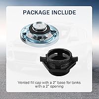 Vista 2 de Tapa con ventilación para tanque de transferencia con cuello roscado, tapa de presión de ventilación con base de 2 pulgadas, tapa para tanque