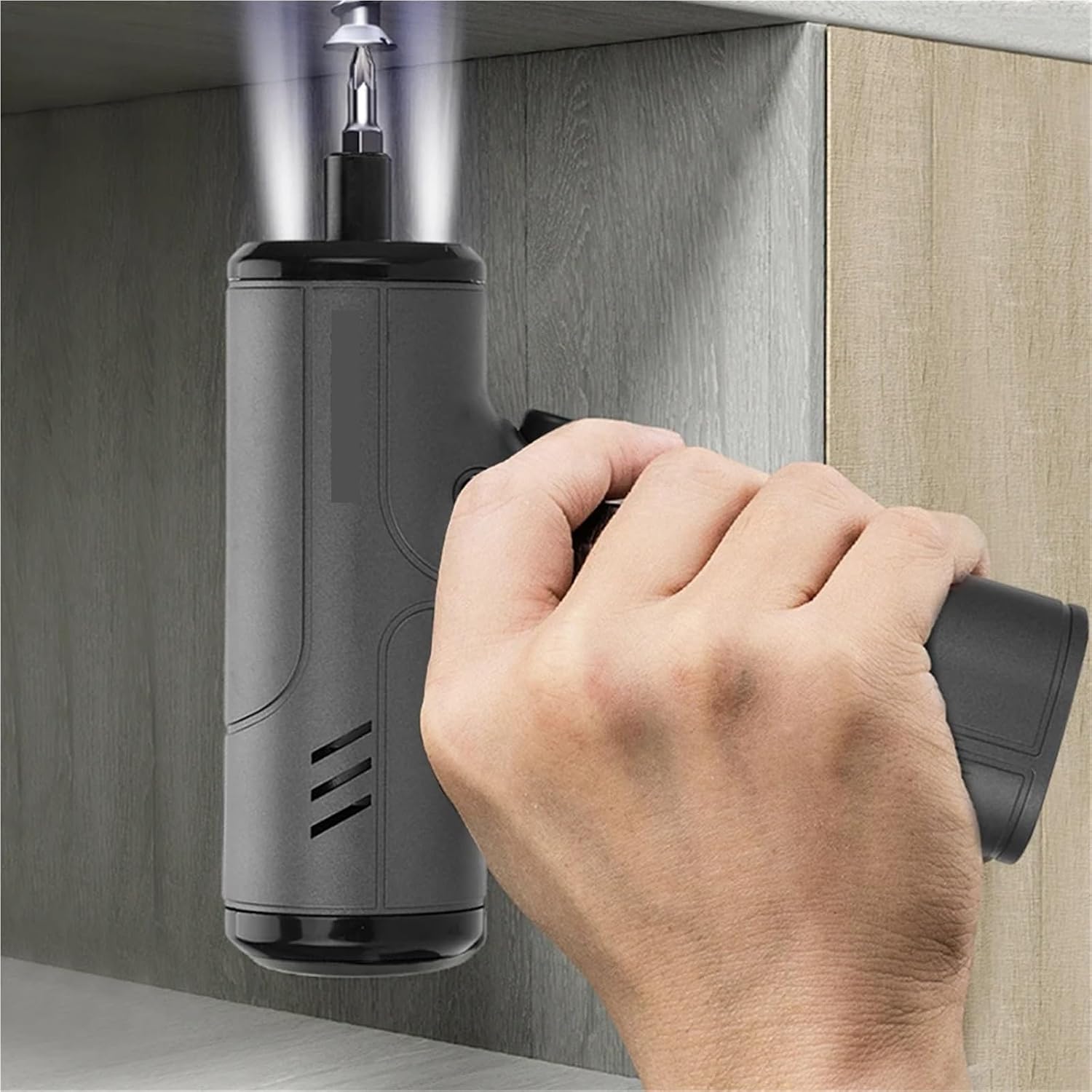 Screwdriver, Electric Screwdriver Rechargeable Cordless Powerful Impact Wireless Drill Screw Driver,repairing electrical