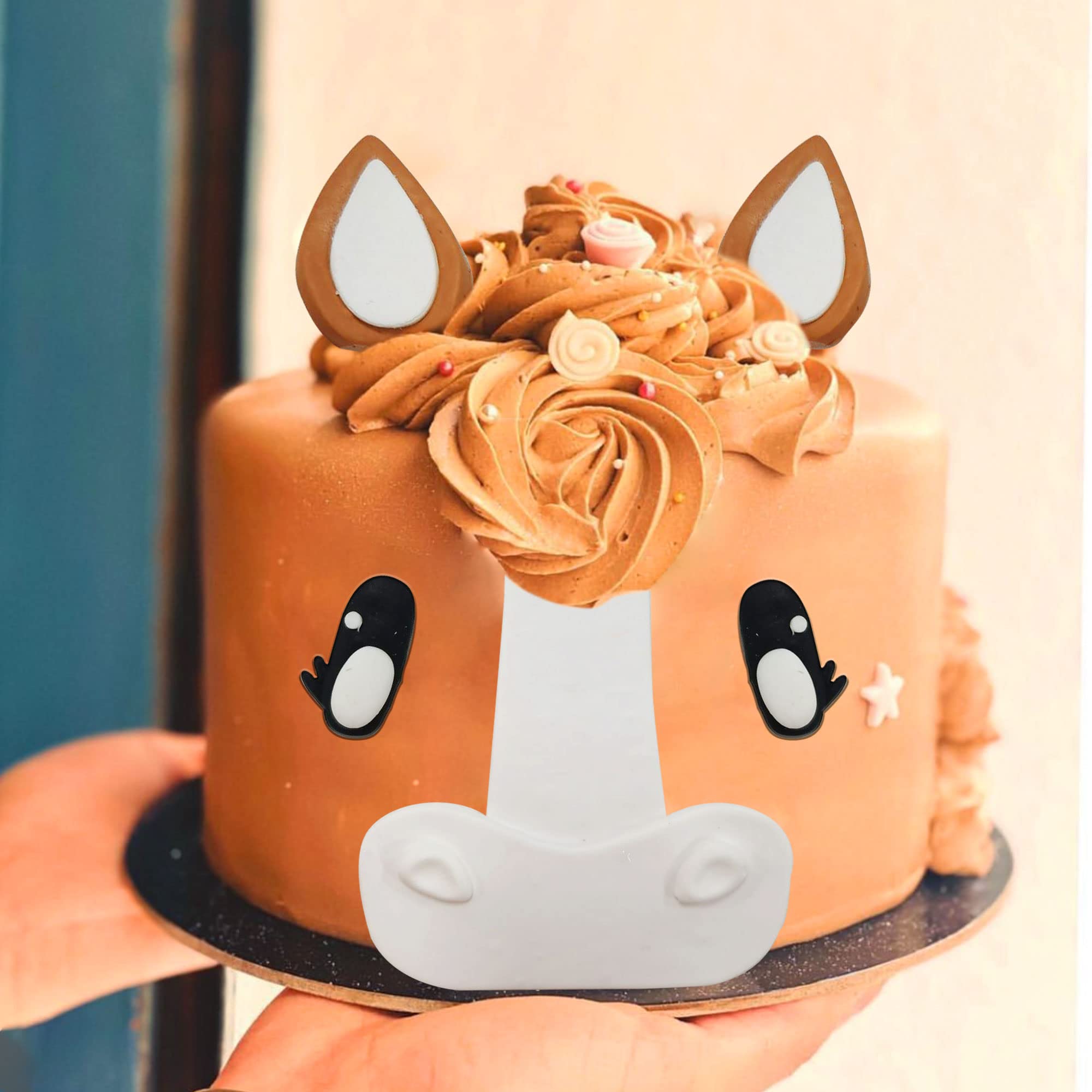 Topper Per Torte Personalizzato Cavallo Equitazione - Pianeta Torte