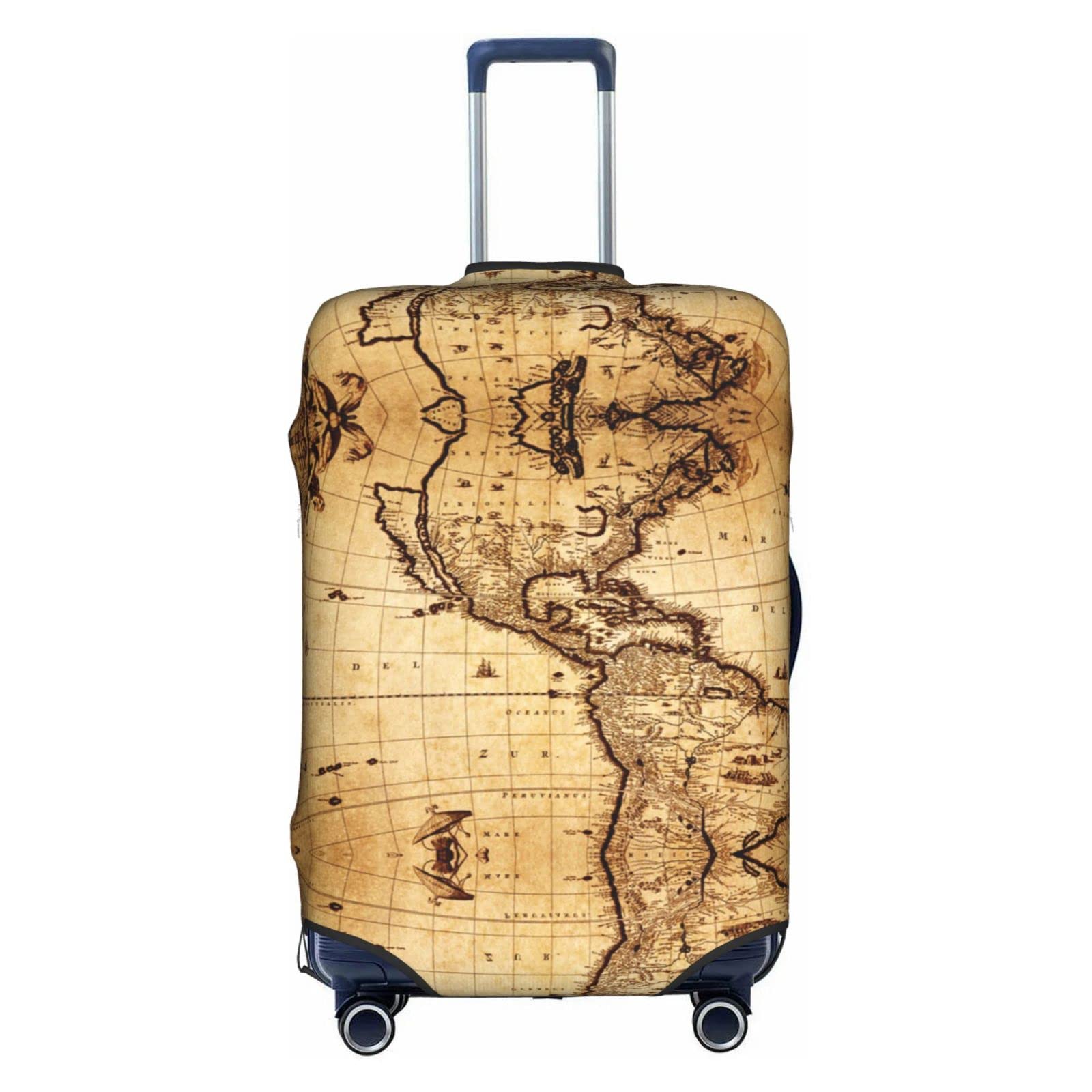 Housse de bagage carte du monde : repérez votre valise sur le tapis d'aéroport