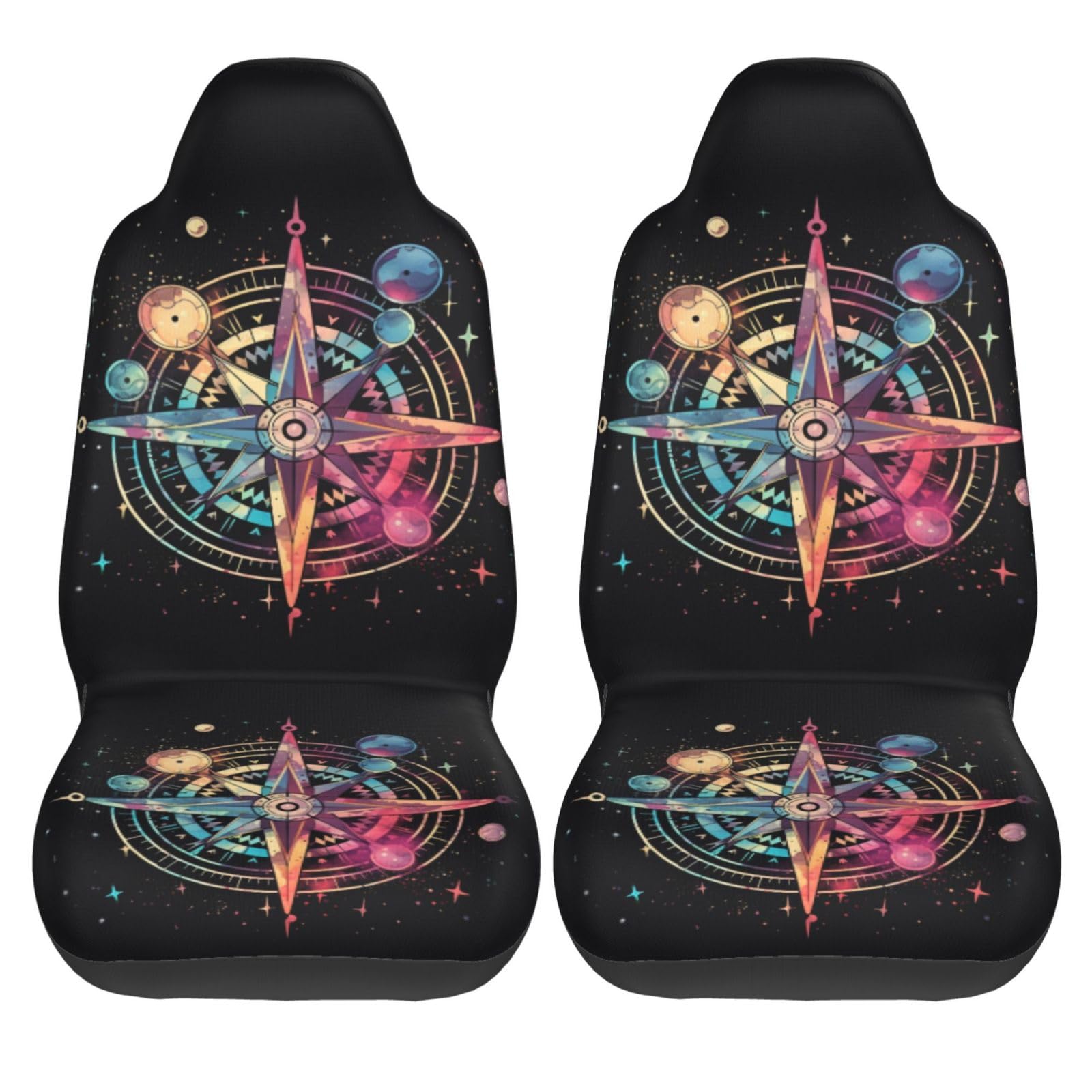 Galaxy Compass różowe pokrowce na siedzenia nadające się do prania pokrowce na siedzenia samochodowe akcesoria pokrowce na siedzenia samochodowe dla większości samochodów dla mężczyzn i kobiet 52X138