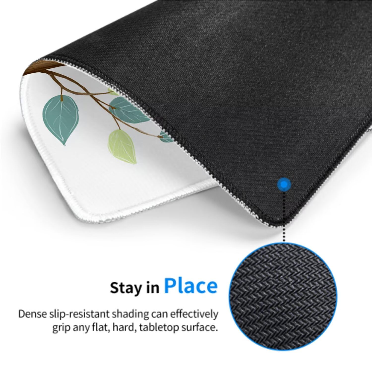 Abstrakcyjna podkładka pod mysz pod mysz pod mysz do gier XXL 1400 x 600 x 3 mm podkładka pod mysz gumowa ptak duża podkładka pod rękę gracz akcesoria wodoodporne PC, do klawiatury laptopa w-7572