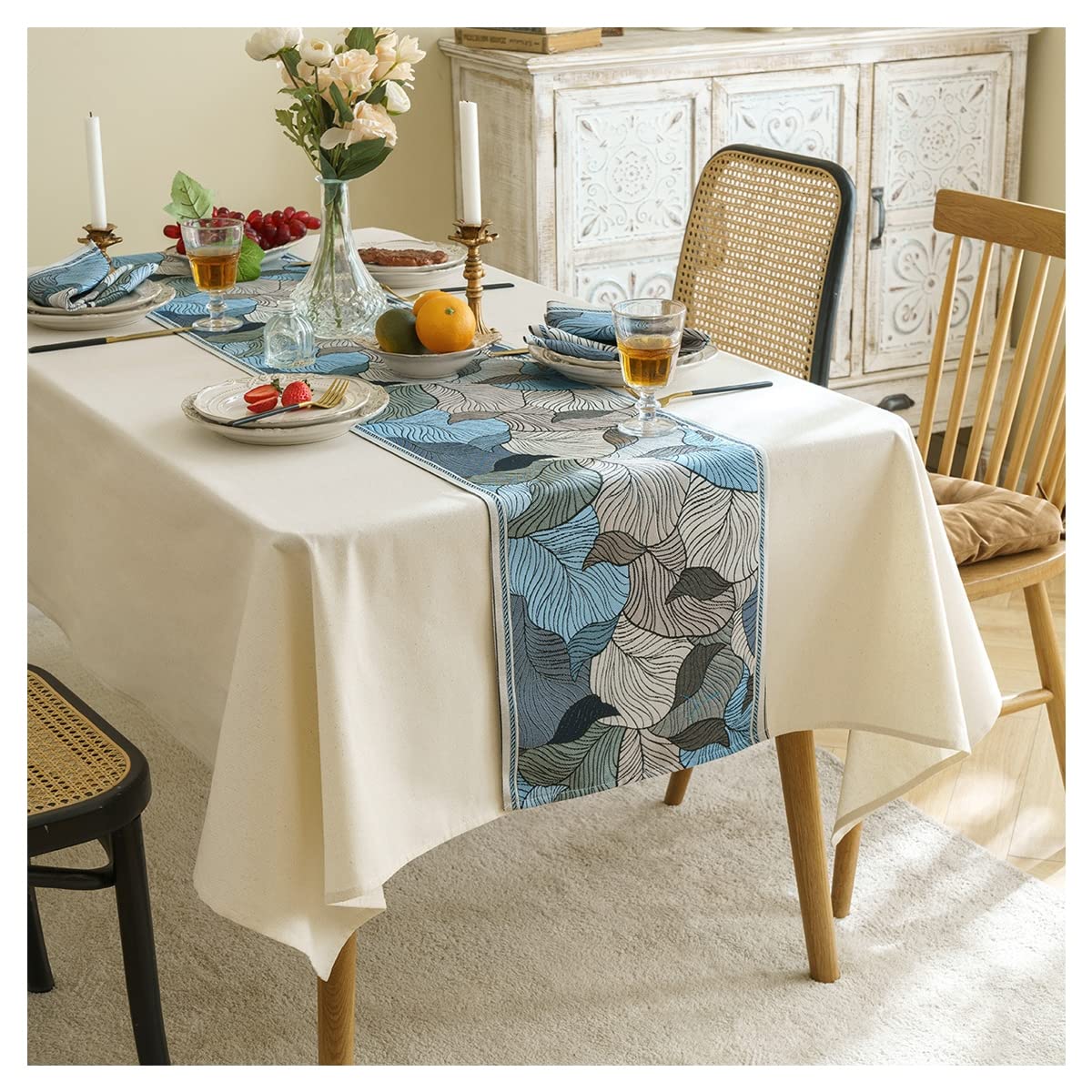Chemin de table automne bohème : rompez la monotonie de vos tables de fête rustiques