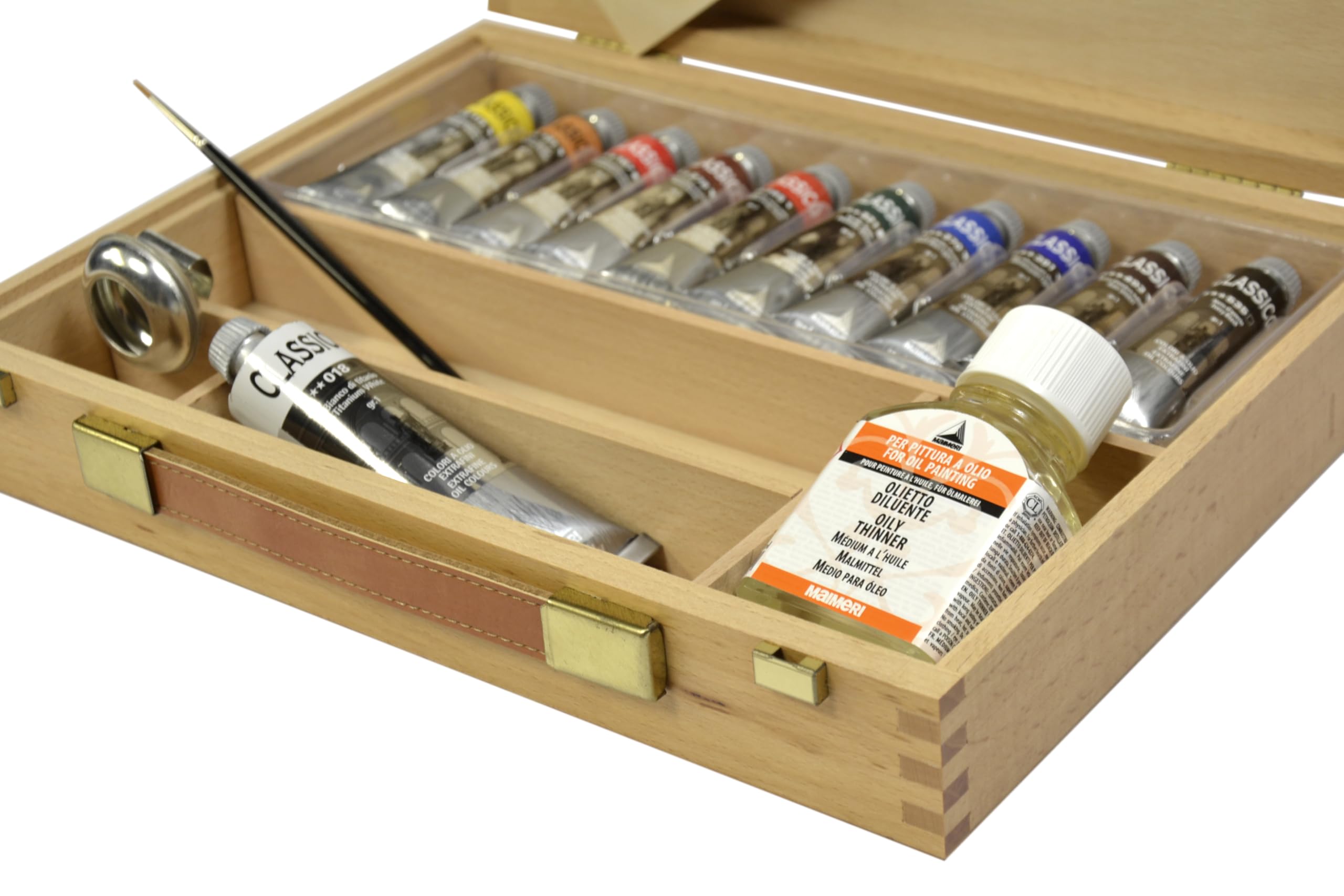 MAIMERI Classico - Coffret bois couleurs à l'huile super fines - 15 pièces