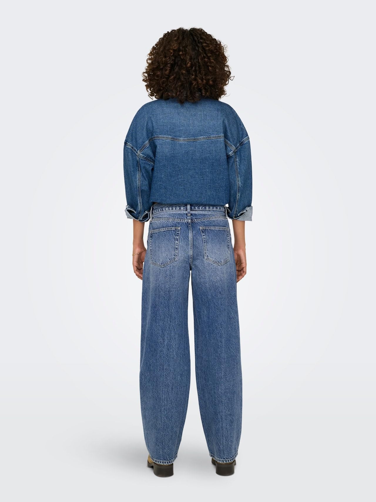 ONLY Straight Fit Jeans ONLGIANNA Mid Waist Balloon Fit Jeans