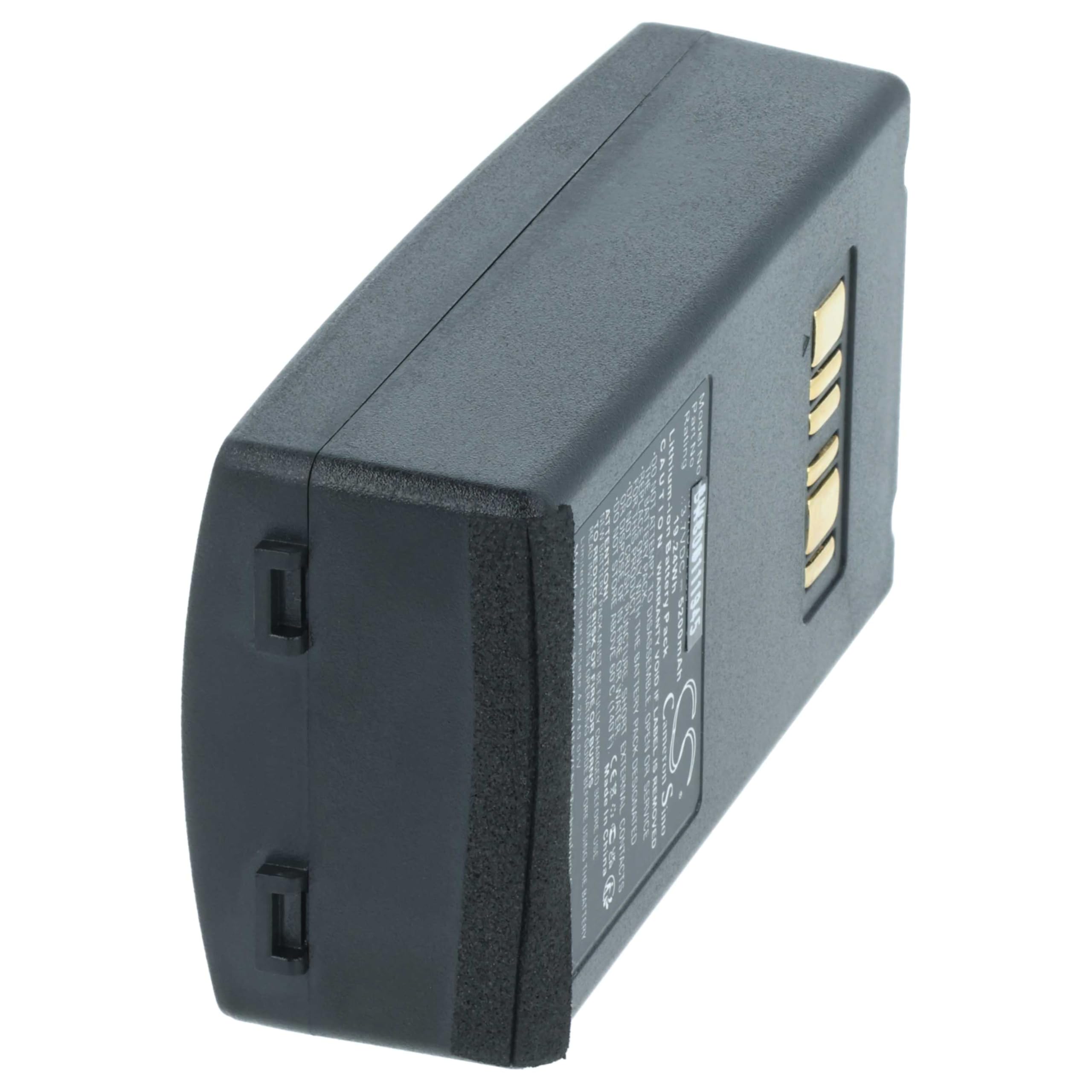 Bateria vhbw compatibile Datalogic Falcon X3 Plus X4, 5200mAh 3,7V Li-Ion per lettore codici a barre POS