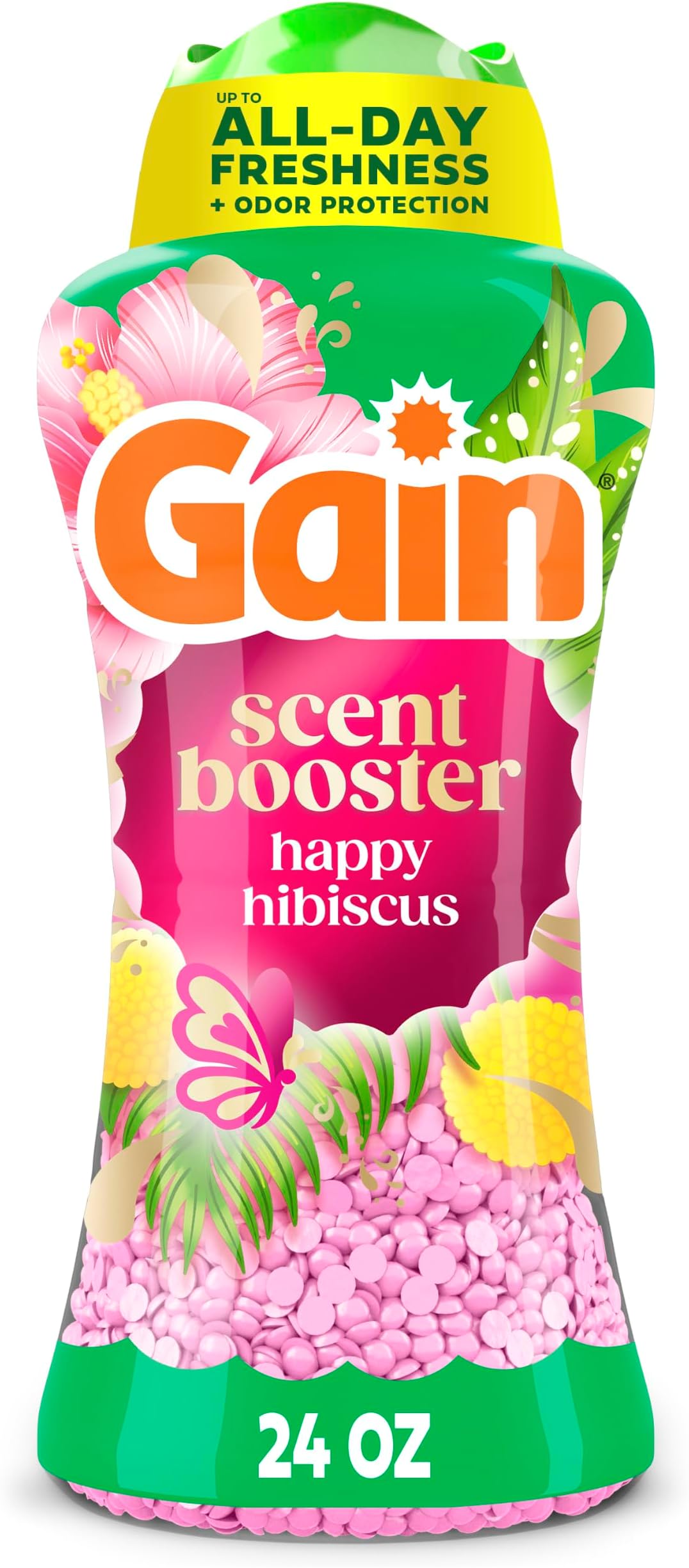 In-Wash Laundry Scent Booster Beads, Happy Scent, 24 oz